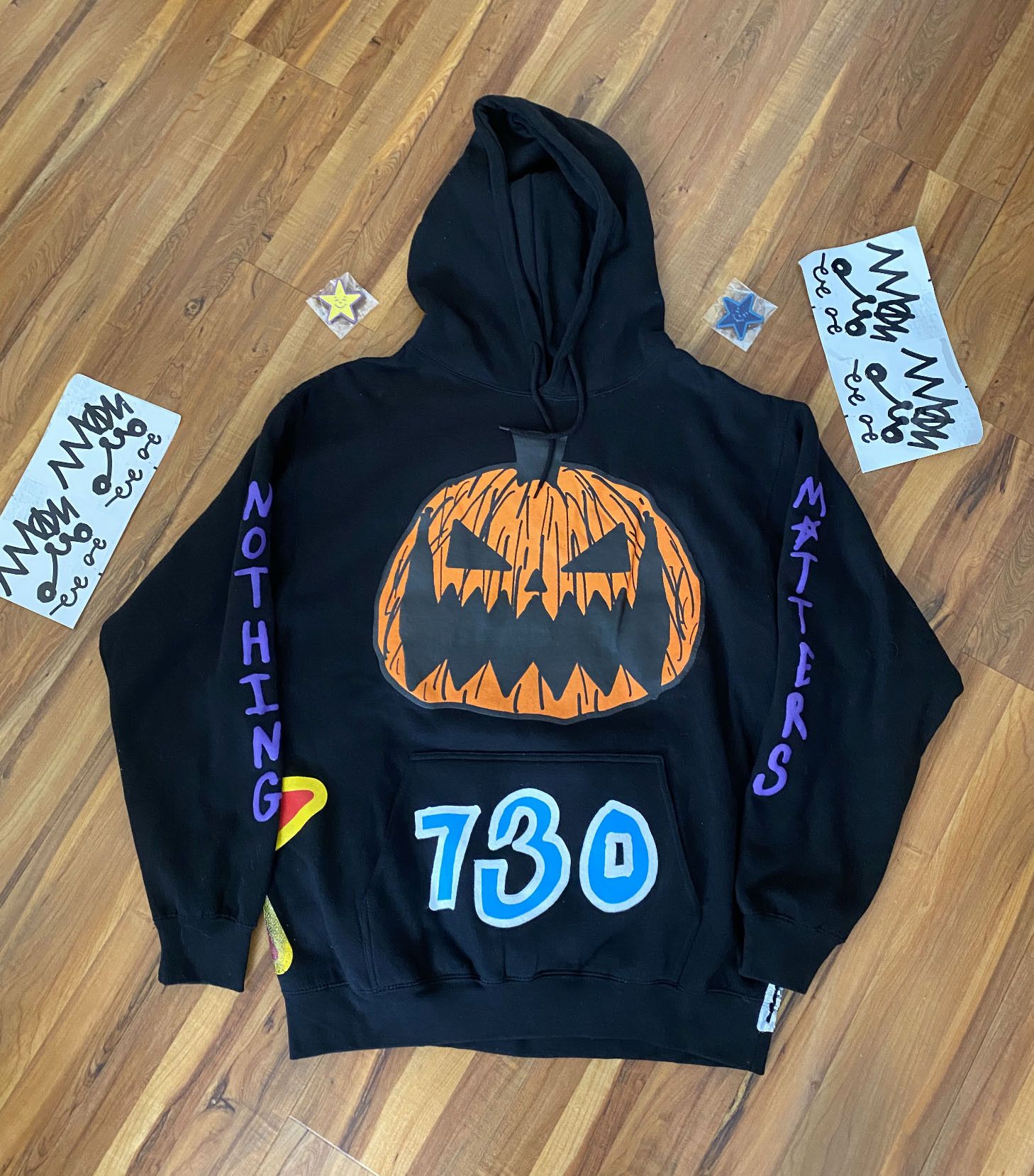 Asspizza Asspizza Logos 2022 Ink Hoodie LG (PUFF PRINT) + FREE PINS Size US L / EU 52-54 / 3 - 1 Thumbnail