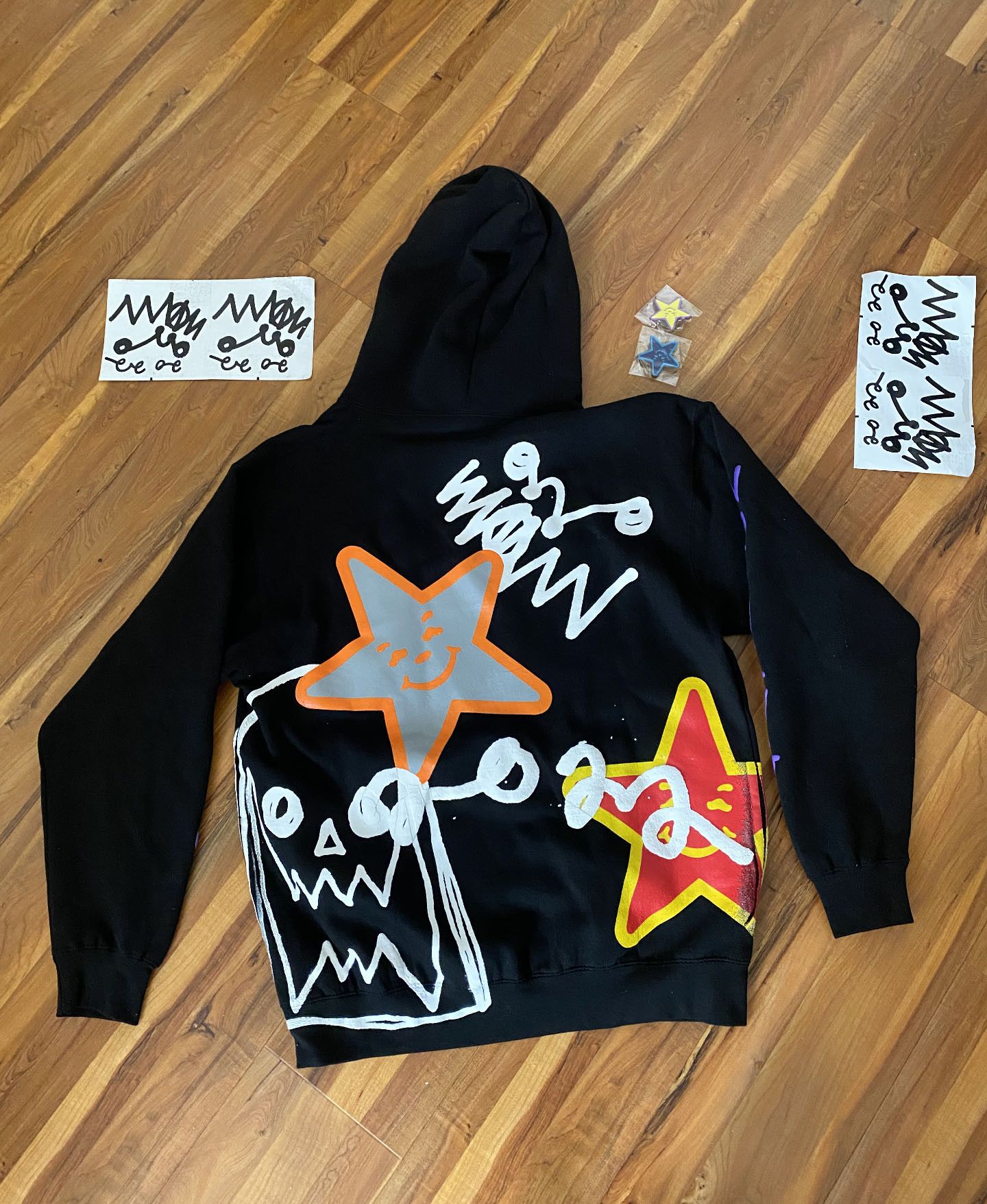 Asspizza Asspizza Logos 2022 Ink Hoodie LG (PUFF PRINT) + FREE PINS Size US L / EU 52-54 / 3 - 2 Thumbnail