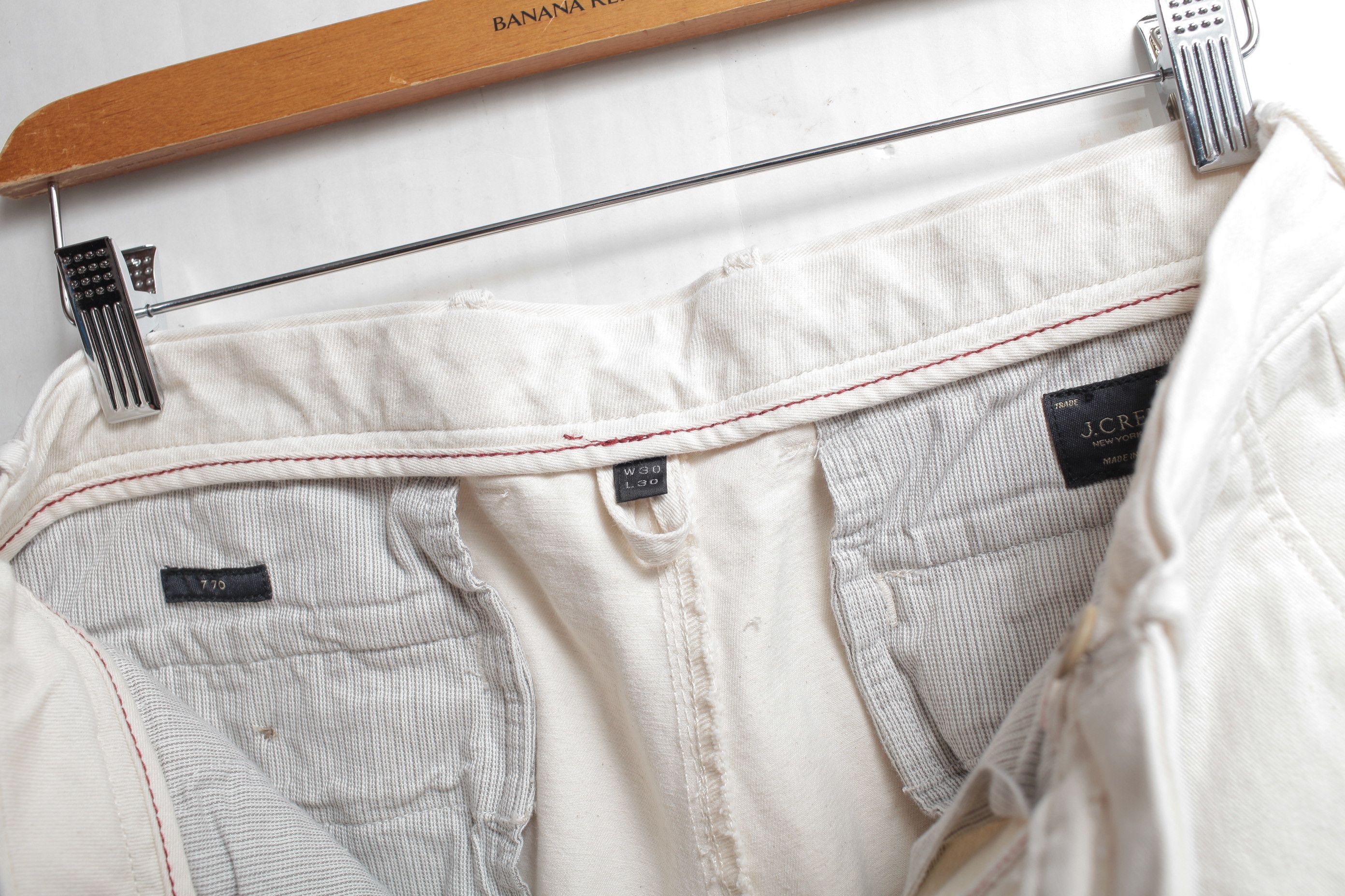 J.Crew Seeded cotton twill pant in 770 straight fit 30/30 Size US 30 / EU 46 - 4 Thumbnail