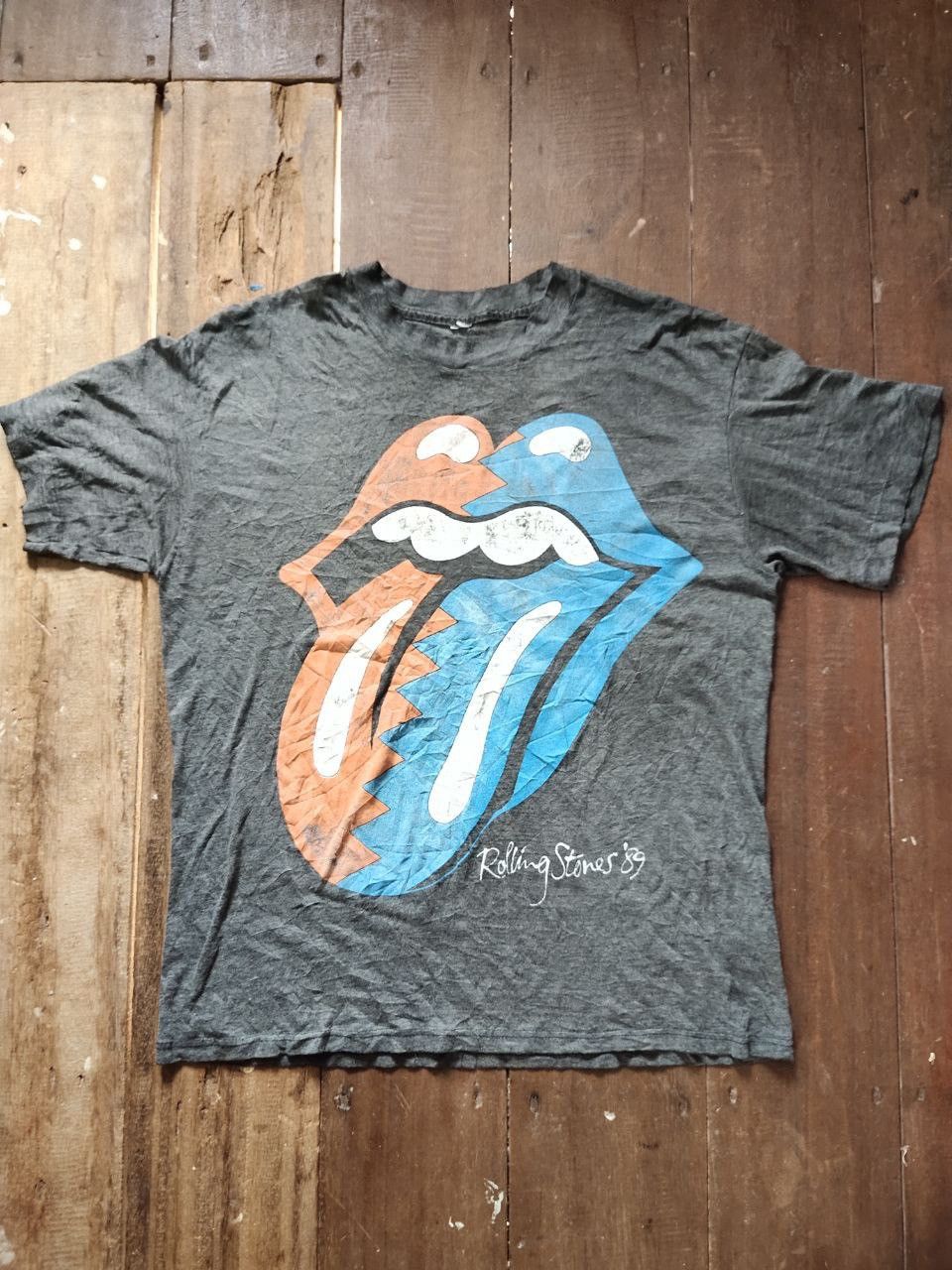 The Rolling Stones × Vintage Vintage 80s The Rolling Stones Tee Size US M / EU 48-50 / 2 - 2 Thumbnail