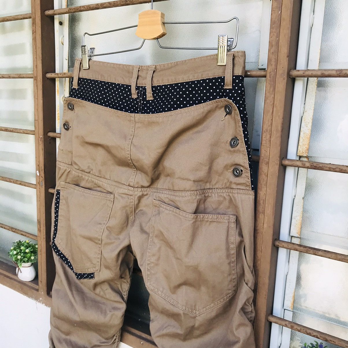 20471120 × Beauty Beast Rare Wrinkled knee distortion pant slimfit double waist Size US 32 / EU 48 - 11 Thumbnail