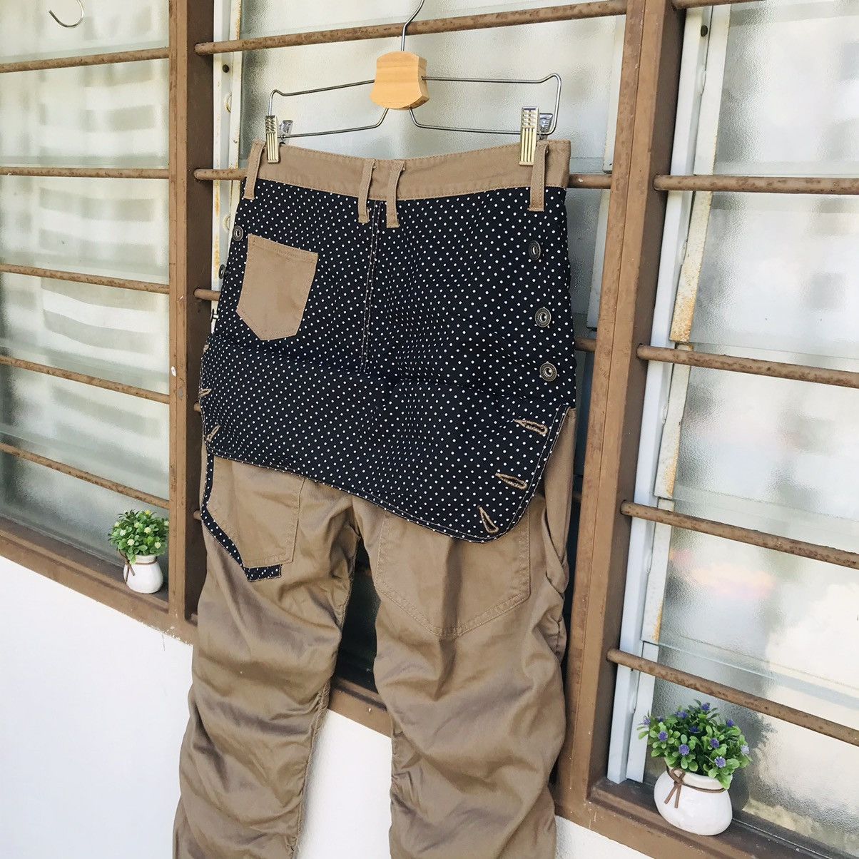20471120 × Beauty Beast Rare Wrinkled knee distortion pant slimfit double waist Size US 32 / EU 48 - 12 Thumbnail