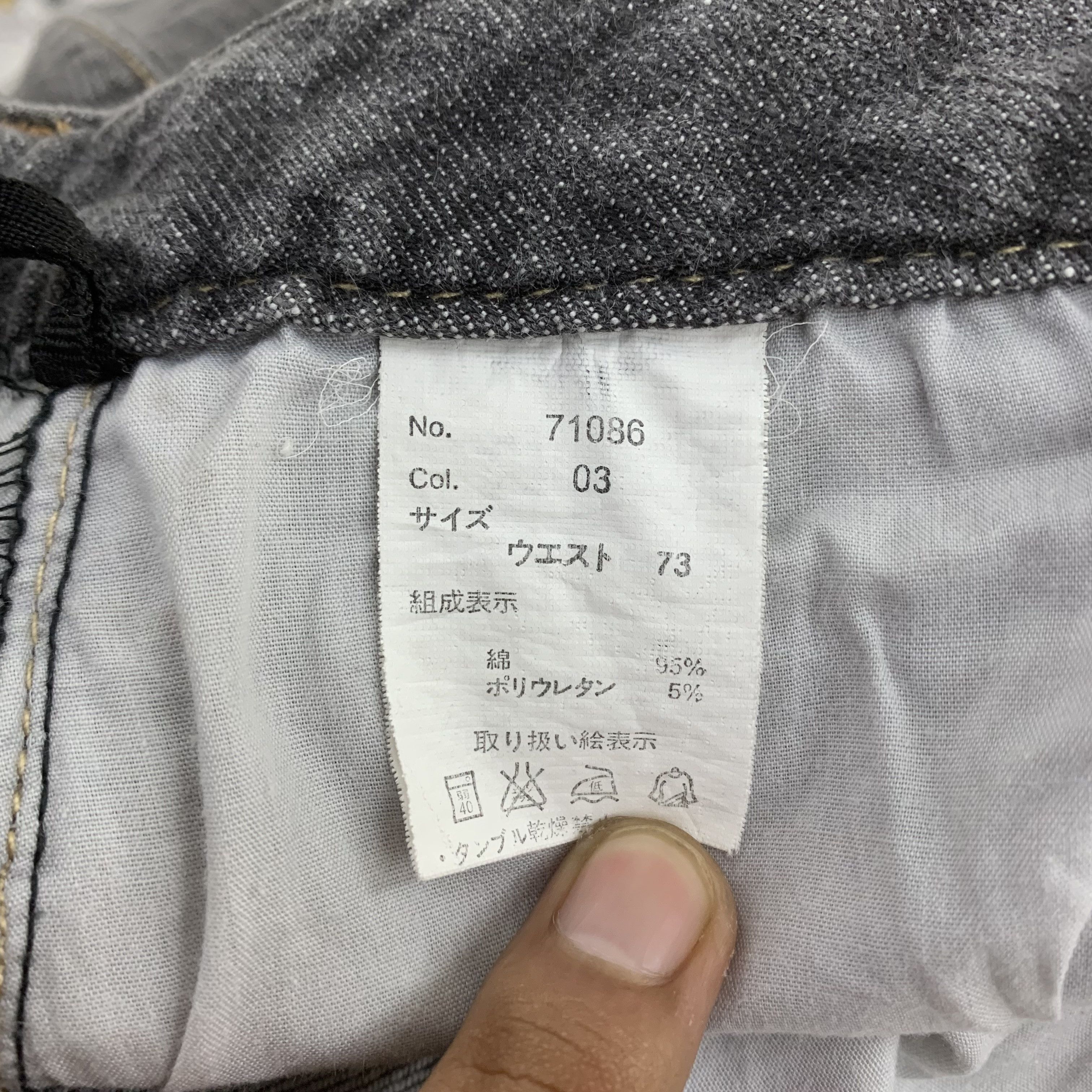 Other Dark Grey Jeans Flared Denim Faded Size 28" / US 6 / IT 42 - 8 Thumbnail