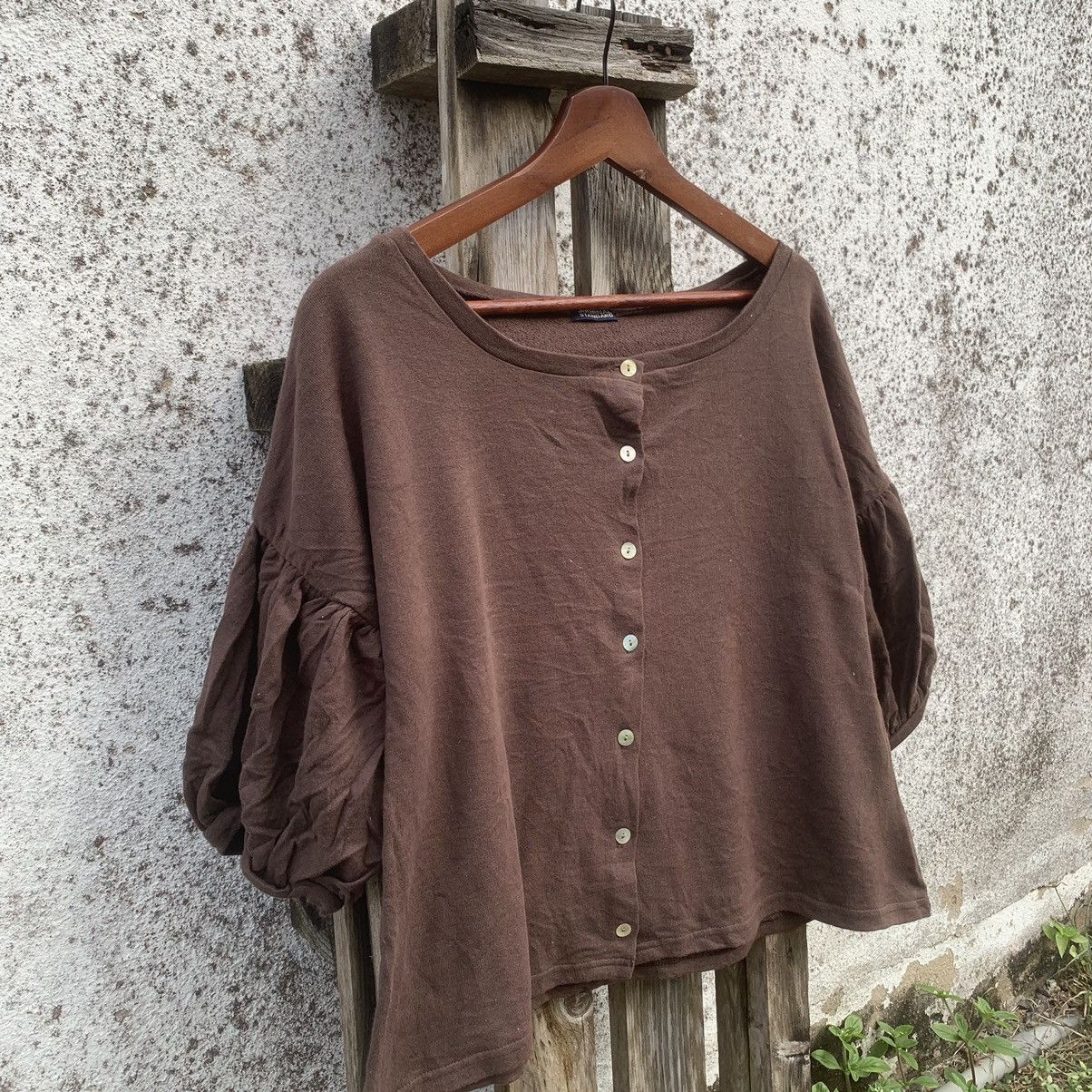 Japanese Brand × Journal Standard × Vintage JOUNAL STANDARD VINTAGE BALLON SLEEVE BUTTON UPS BLOUSE Size M / US 6-8 / IT 42-44 - 2 Thumbnail