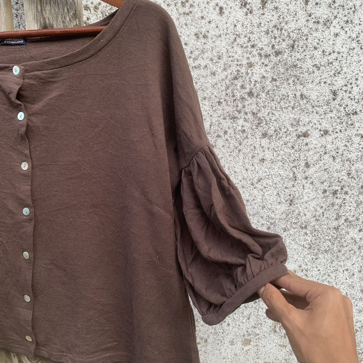 Japanese Brand × Journal Standard × Vintage JOUNAL STANDARD VINTAGE BALLON SLEEVE BUTTON UPS BLOUSE Size M / US 6-8 / IT 42-44 - 4 Thumbnail