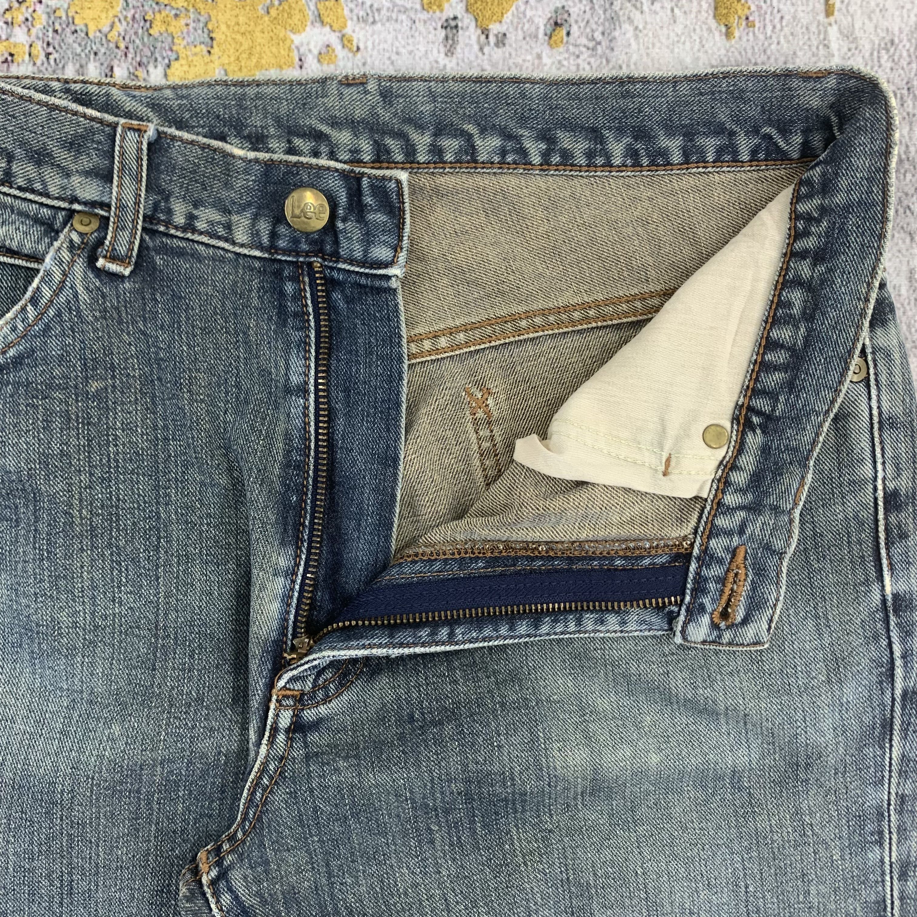 Lee Vintage Lee Dark Wash Jeans Faded High Waist Regular Size US 30 / EU 46 - 3 Thumbnail