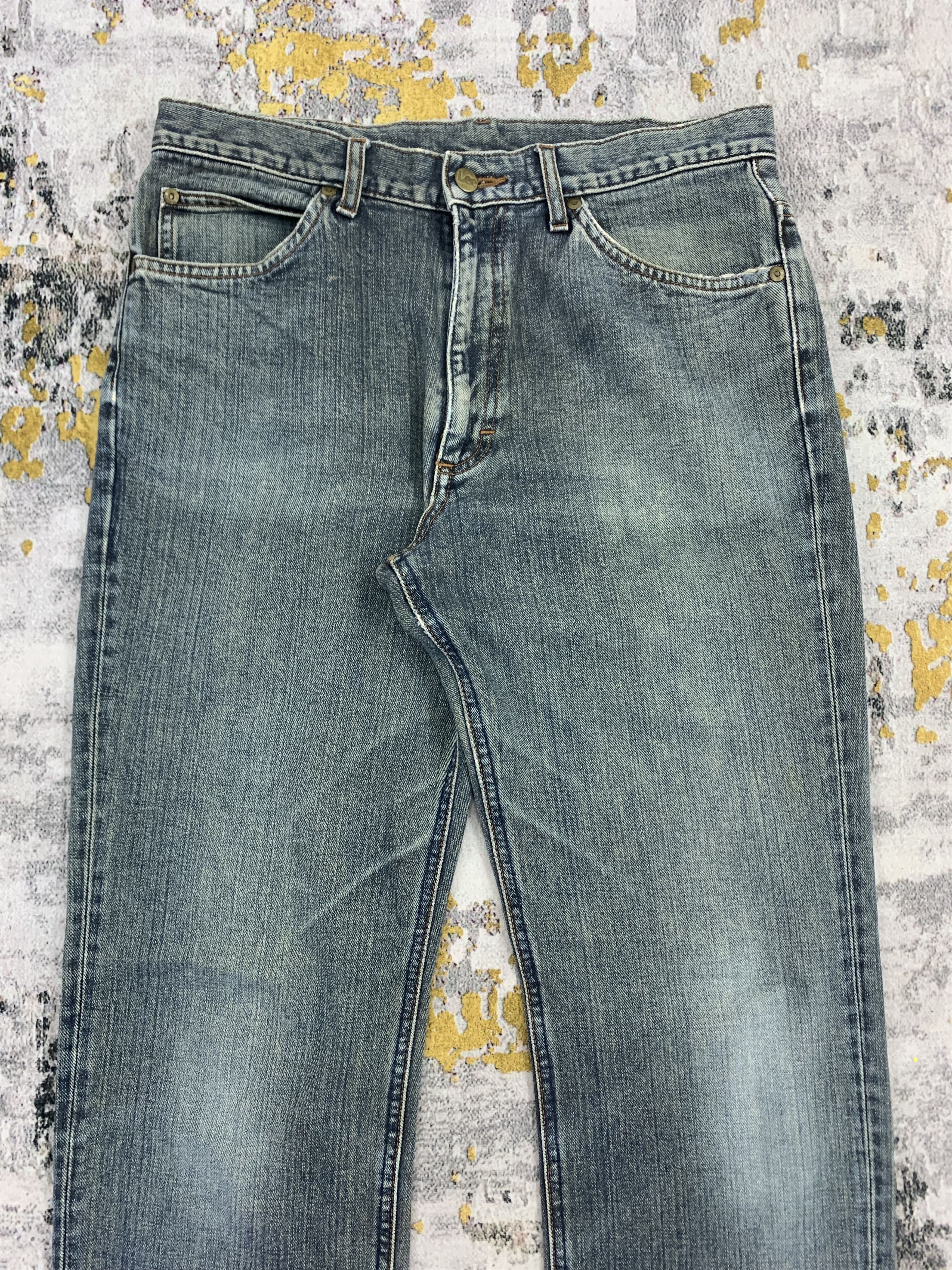 Lee Vintage Lee Dark Wash Jeans Faded High Waist Regular Size US 30 / EU 46 - 2 Thumbnail