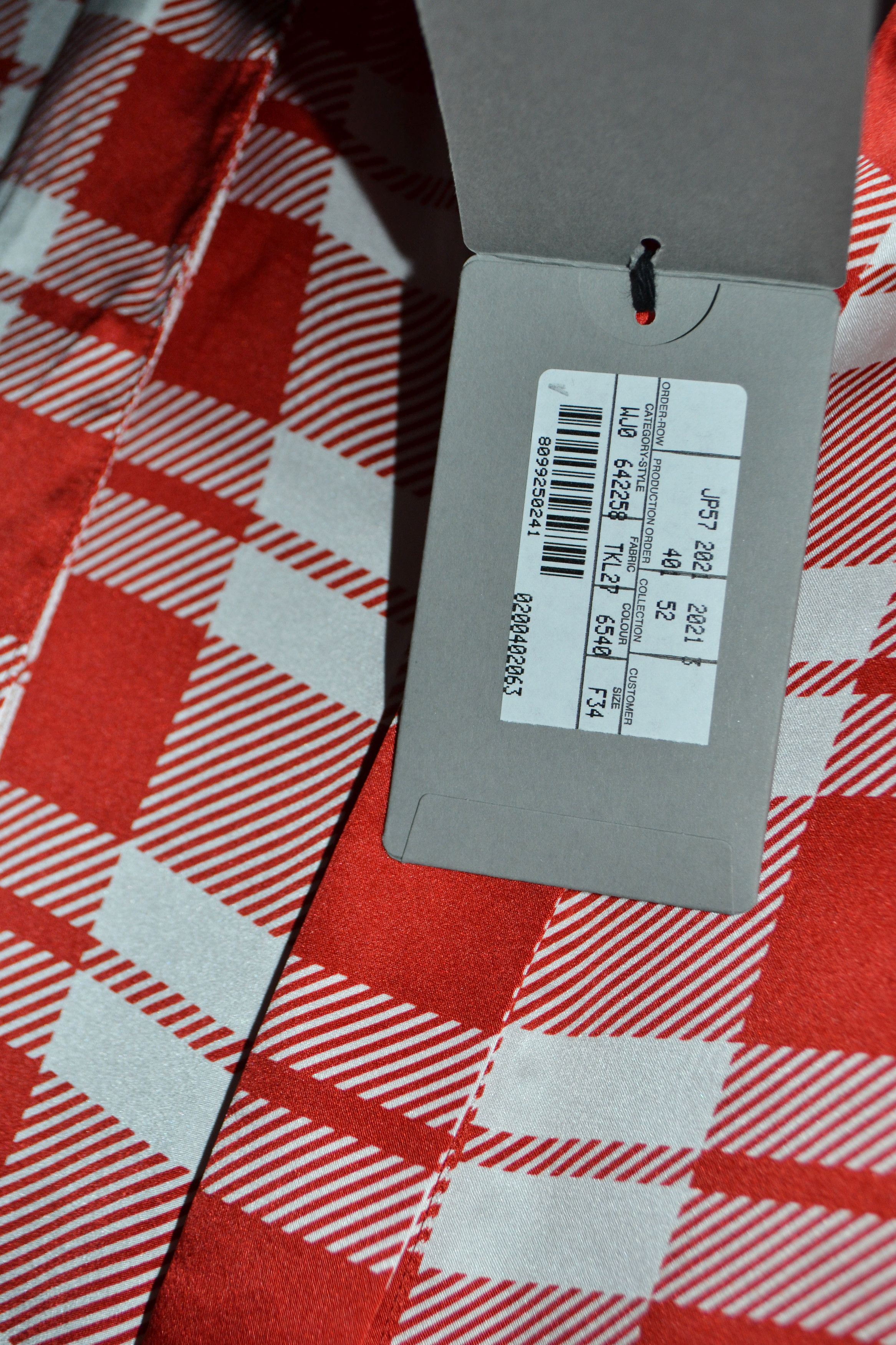 Balenciaga FW2021 Silk Plaid Scarf Collar Shirt Size US L / EU 52-54 / 3 - 7 Thumbnail