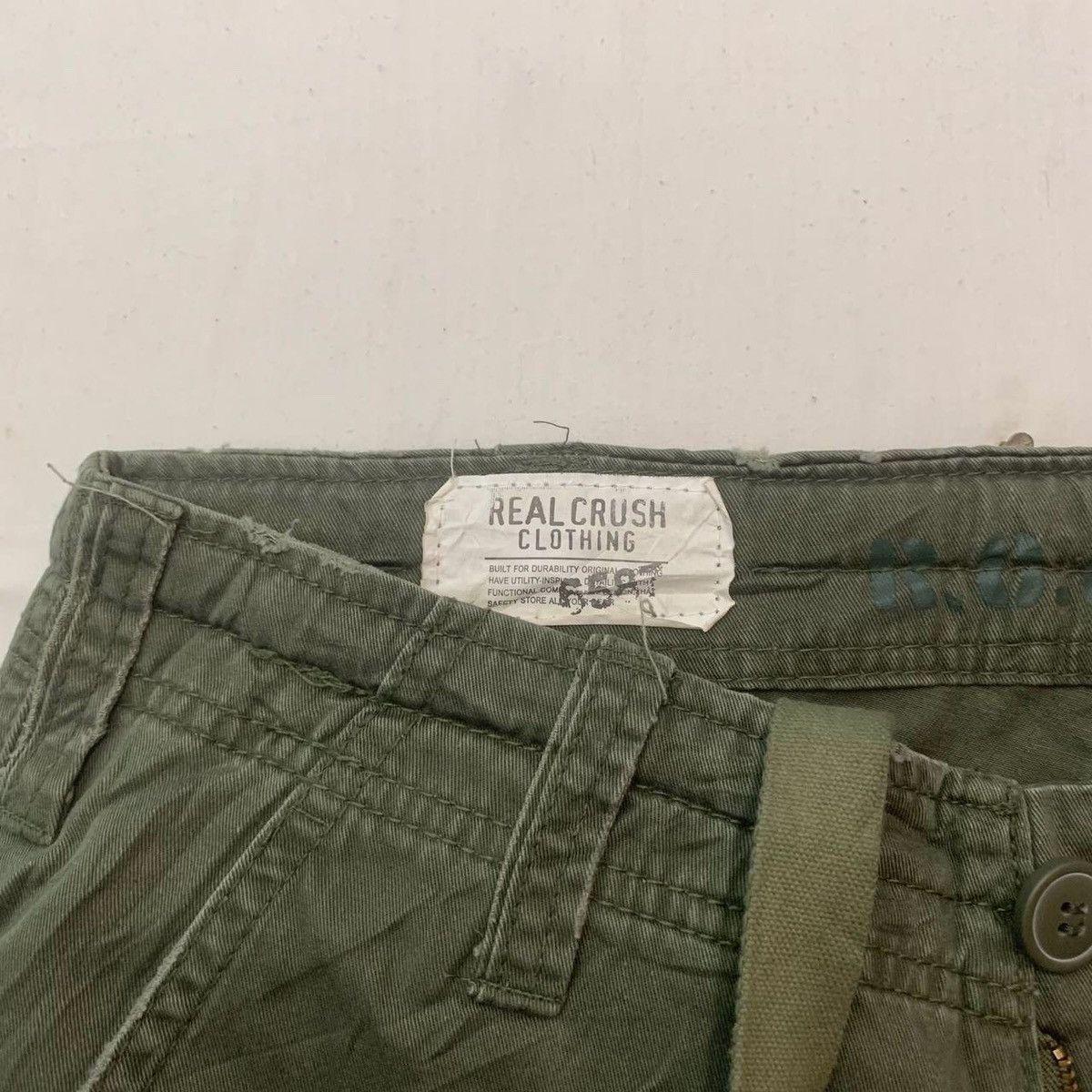 Japanese Brand 🍁SEND OFFERS🍁32x32 Utility 8-Pocket Real Crush Cargo Pants Size US 32 / EU 48 - 5 Thumbnail