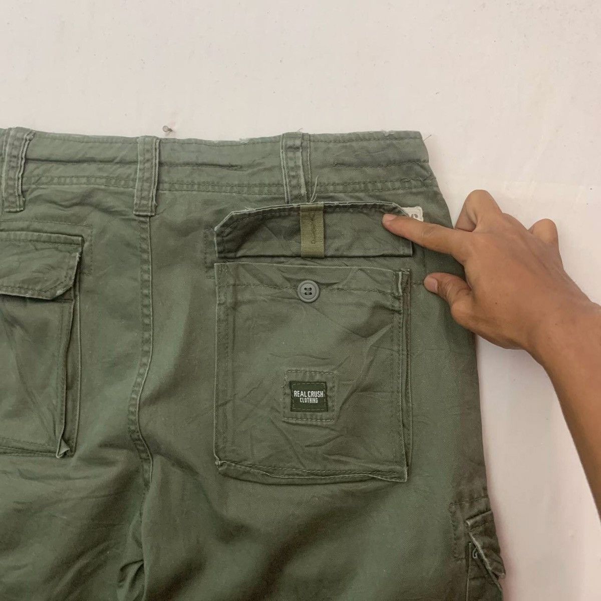 Japanese Brand 🍁SEND OFFERS🍁32x32 Utility 8-Pocket Real Crush Cargo Pants Size US 32 / EU 48 - 10 Thumbnail
