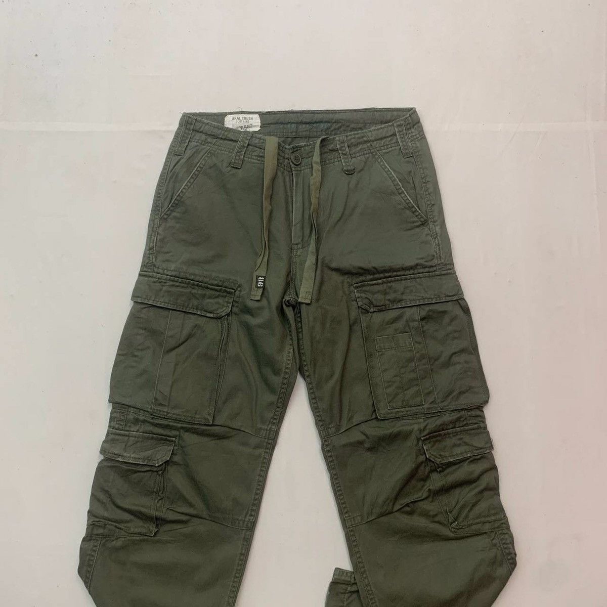 Japanese Brand 🍁SEND OFFERS🍁32x32 Utility 8-Pocket Real Crush Cargo Pants Size US 32 / EU 48 - 3 Thumbnail