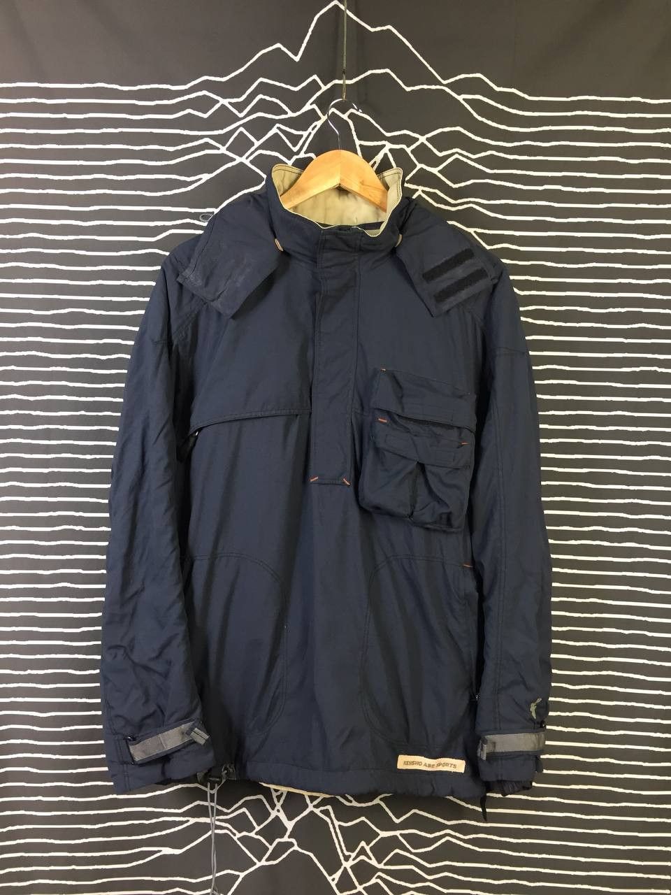 Japanese Brand Vtg Kensho Abe Sports Anorak Hooded Utility Gorpcore Jacket Size US M / EU 48-50 / 2 - 1 Thumbnail