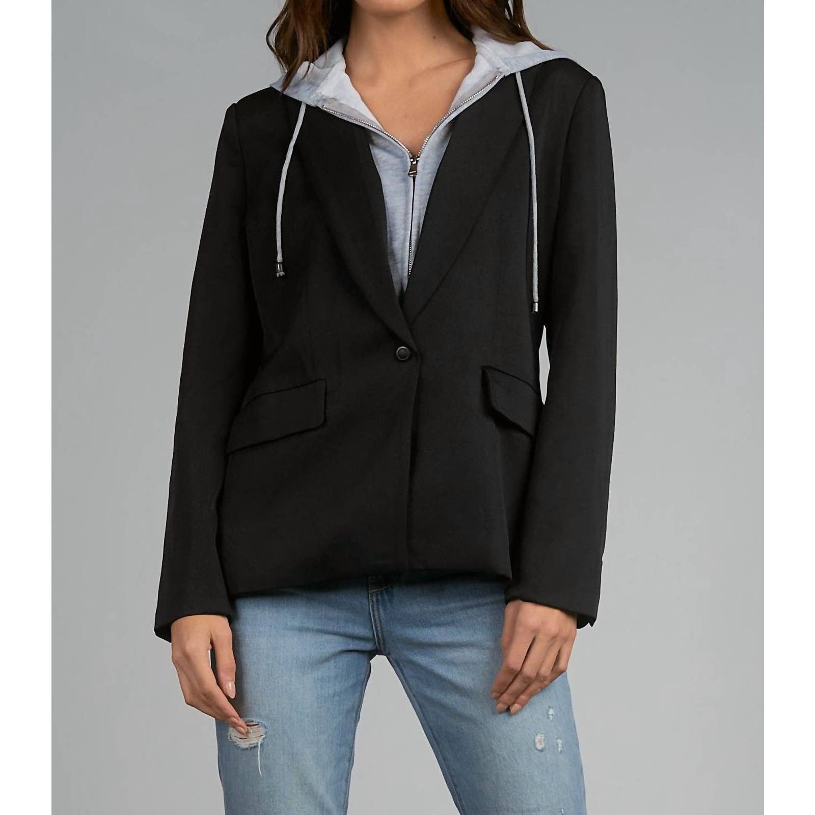 Elan - Rhinestone Rock Blazer