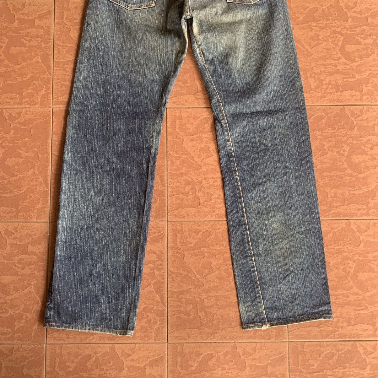 Japanese Brand × Vintage 💥 REDLINE! 31x33 VINTAGE MAVERIC BLUE BELL JEANS SELVEDGE Size US 31 - 13 Thumbnail