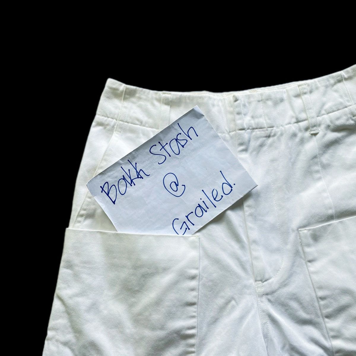 Japanese Brand L’Atelier Denime D’ IENA Big pocket Baggy Capris Size 28" / US 6 / IT 42 - 3 Thumbnail