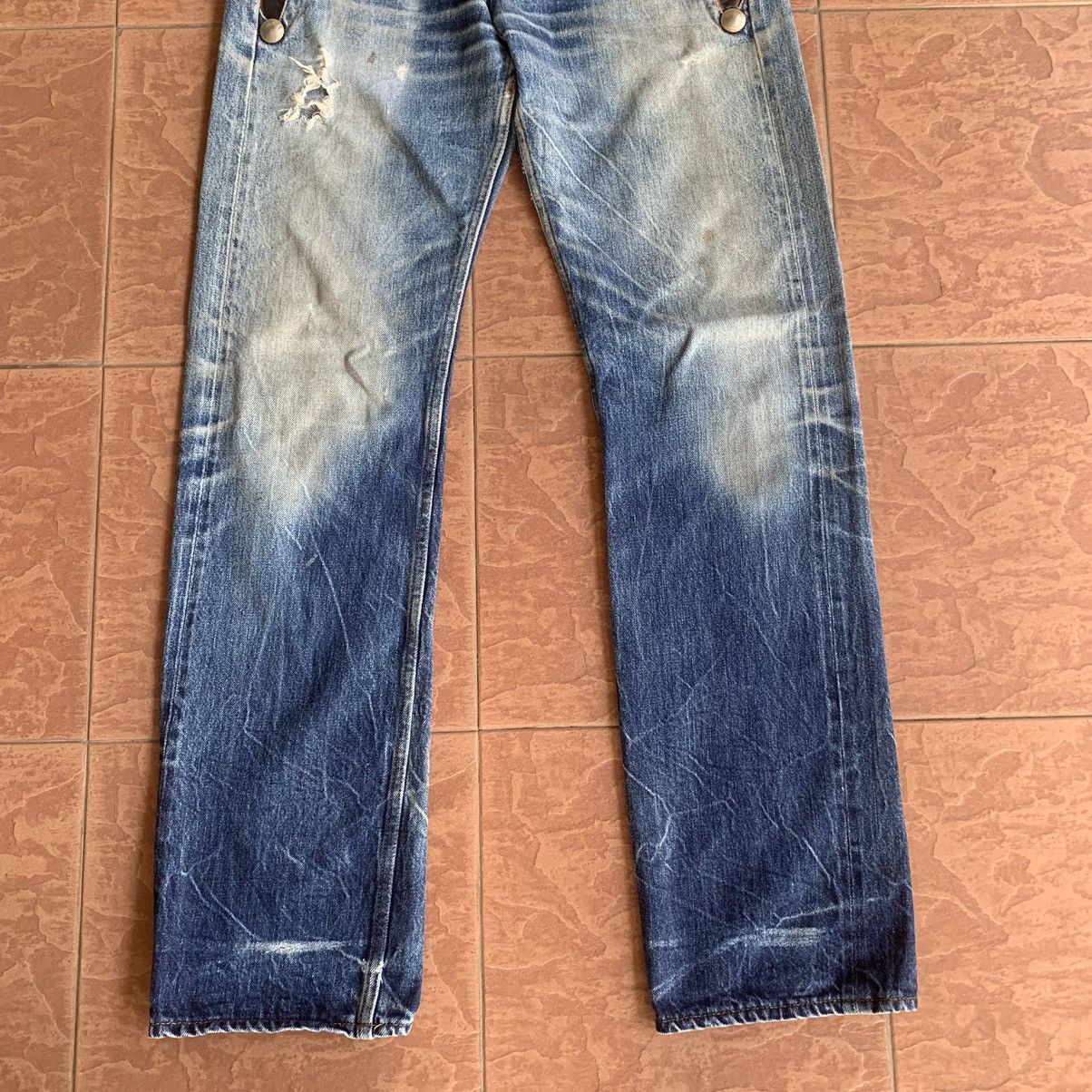 Japanese Brand × Liberty × Vintage 💥REDLINE! VTG GEMSTONE LIBERTY 32x32 JEANS SELVEDGE DENIM Size US 32 / EU 48 - 4 Thumbnail