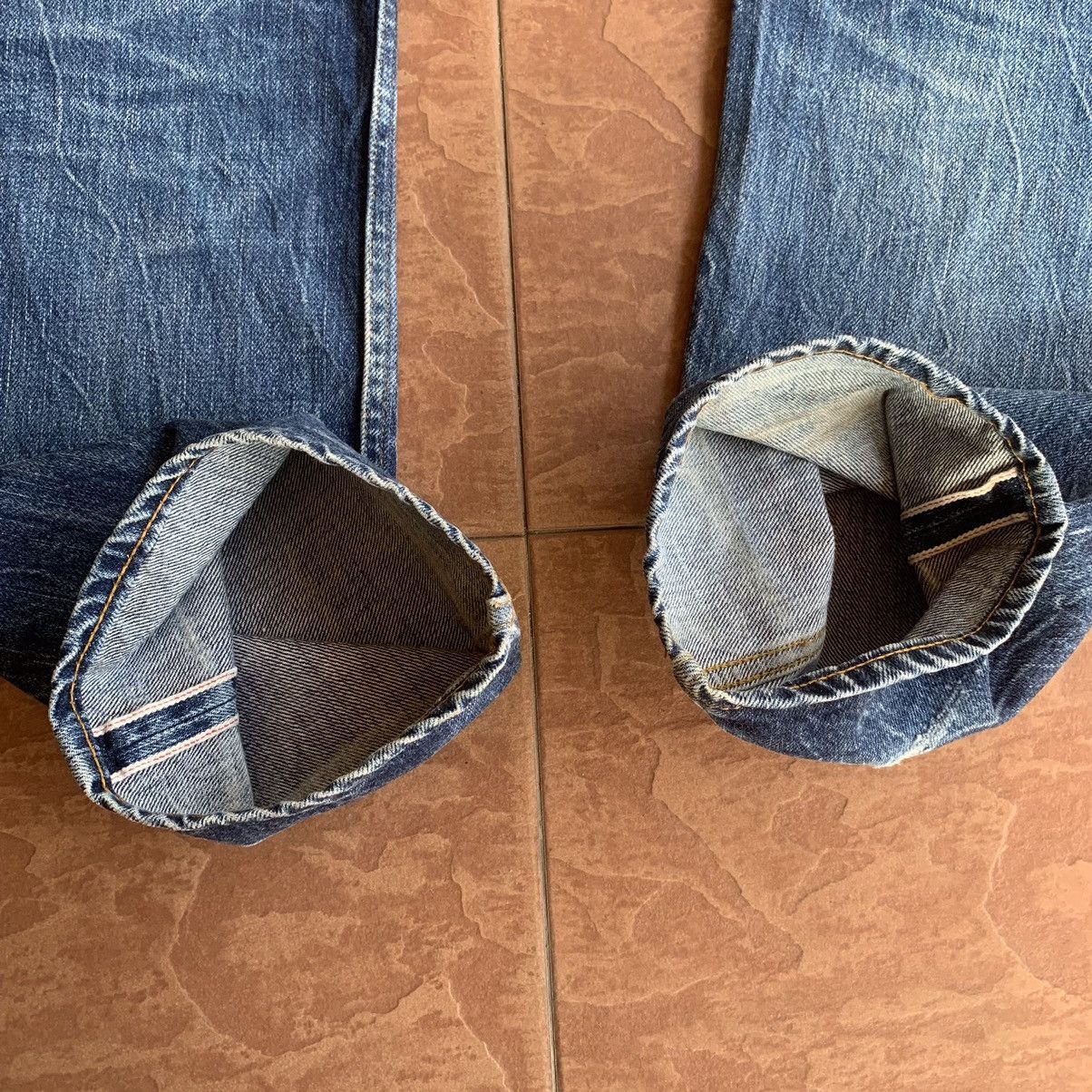Japanese Brand × Liberty × Vintage 💥REDLINE! VTG GEMSTONE LIBERTY 32x32 JEANS SELVEDGE DENIM Size US 32 / EU 48 - 15 Thumbnail