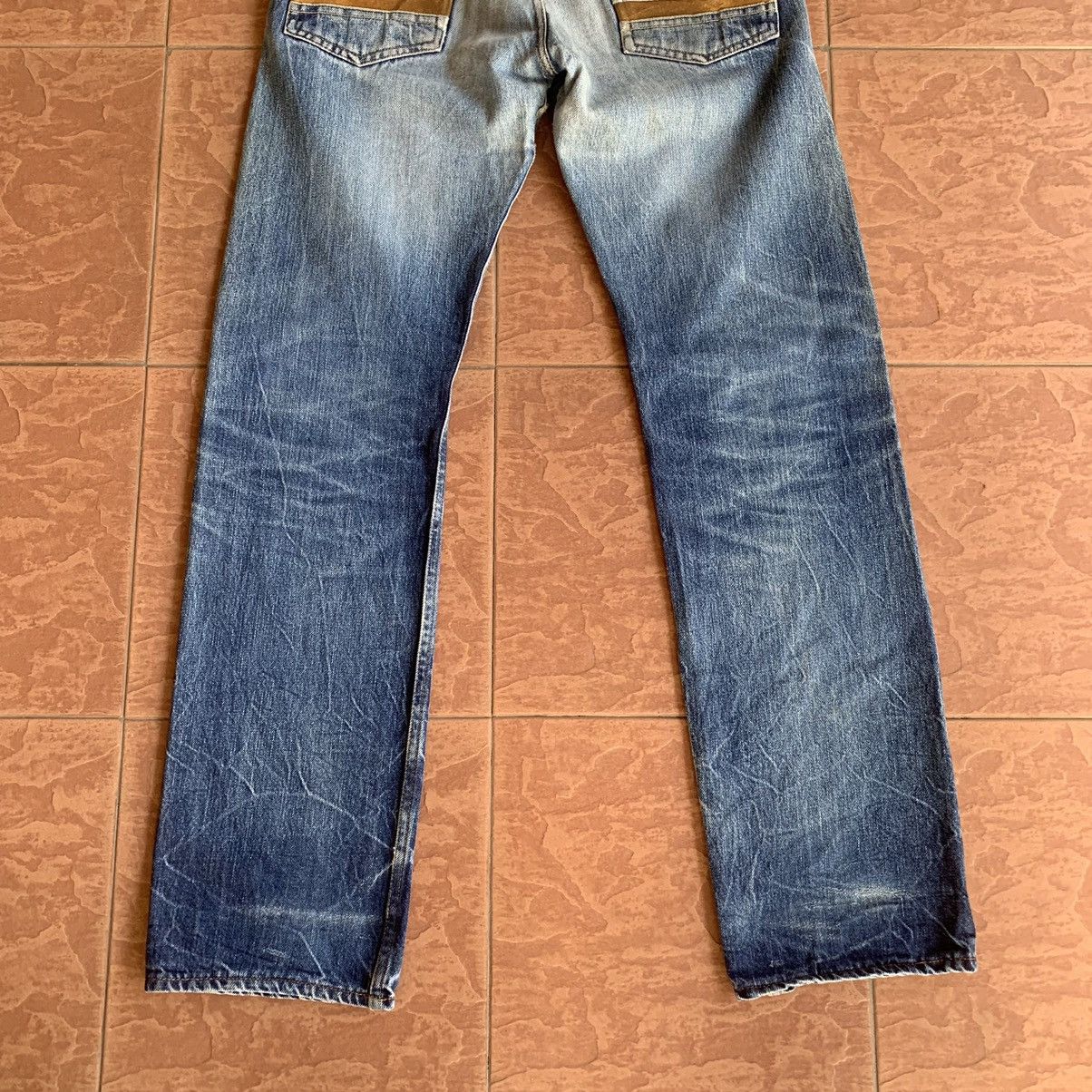 Japanese Brand × Liberty × Vintage 💥REDLINE! VTG GEMSTONE LIBERTY 32x32 JEANS SELVEDGE DENIM Size US 32 / EU 48 - 14 Thumbnail