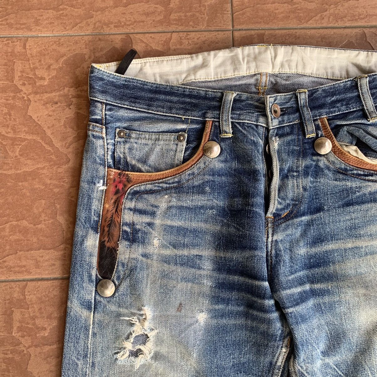 Japanese Brand × Liberty × Vintage 💥REDLINE! VTG GEMSTONE LIBERTY 32x32 JEANS SELVEDGE DENIM Size US 32 / EU 48 - 5 Thumbnail