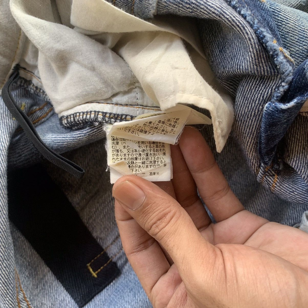 Japanese Brand × Liberty × Vintage 💥REDLINE! VTG GEMSTONE LIBERTY 32x32 JEANS SELVEDGE DENIM Size US 32 / EU 48 - 10 Thumbnail