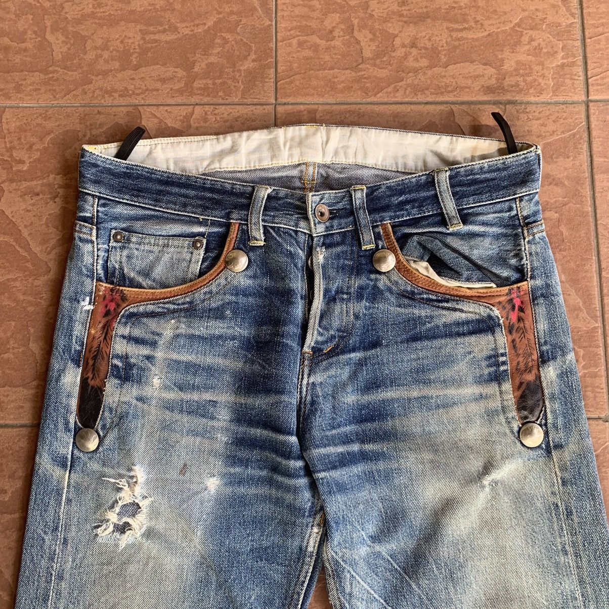 Japanese Brand × Liberty × Vintage 💥REDLINE! VTG GEMSTONE LIBERTY 32x32 JEANS SELVEDGE DENIM Size US 32 / EU 48 - 2 Thumbnail