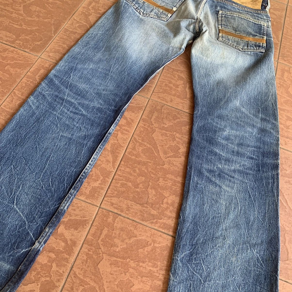 Japanese Brand × Liberty × Vintage 💥REDLINE! VTG GEMSTONE LIBERTY 32x32 JEANS SELVEDGE DENIM Size US 32 / EU 48 - 13 Thumbnail