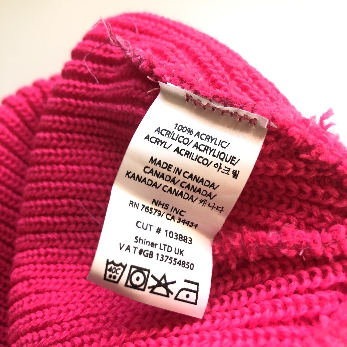 Other Slime Balls Long Shoreman Beanie PINK Size ONE SIZE - 3 Thumbnail