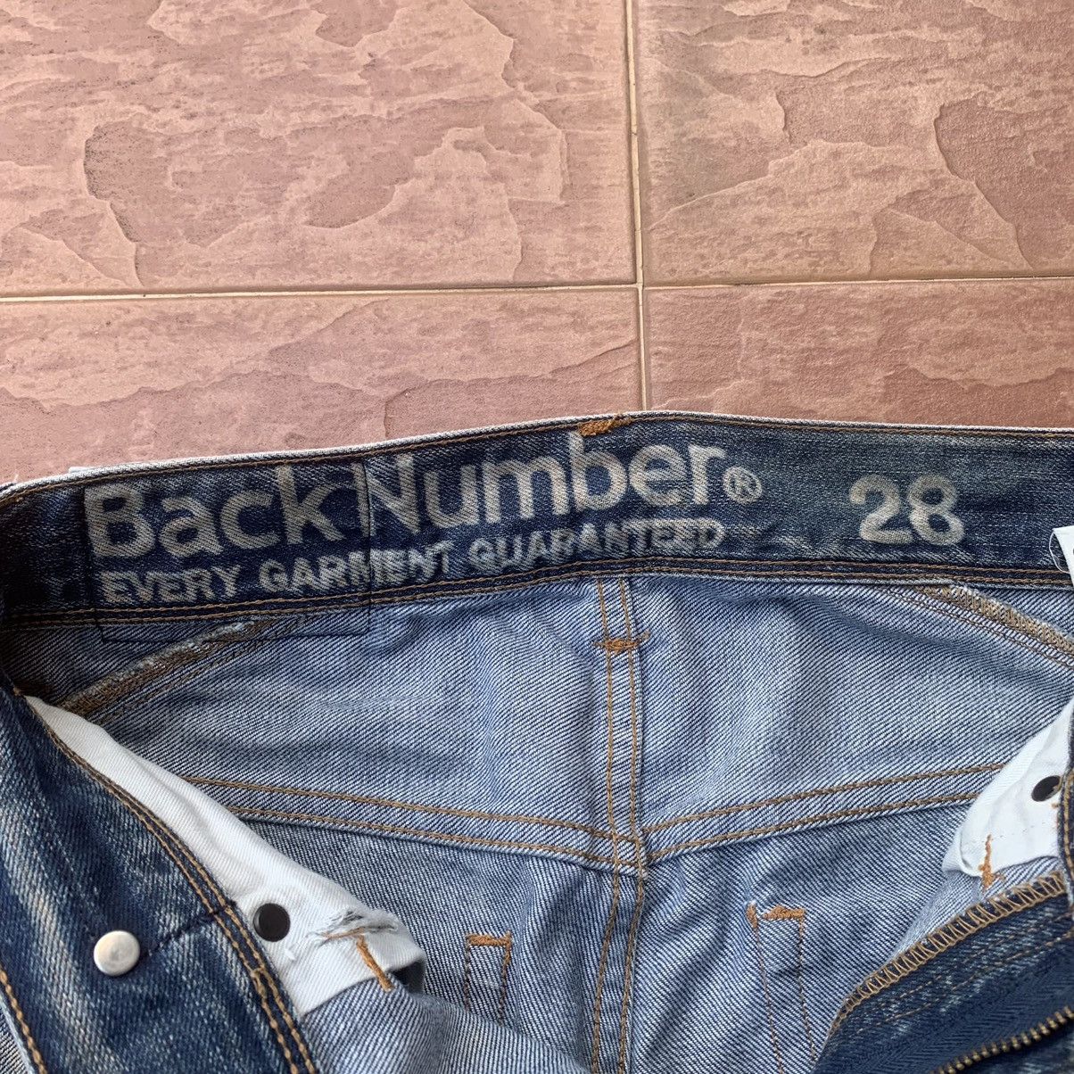 Japanese Brand × Vintage JAPANESE VINTAGE BACK NUMBER CURVED-C LEGS JEANS PANTS Size US 28 / EU 44 - 7 Thumbnail