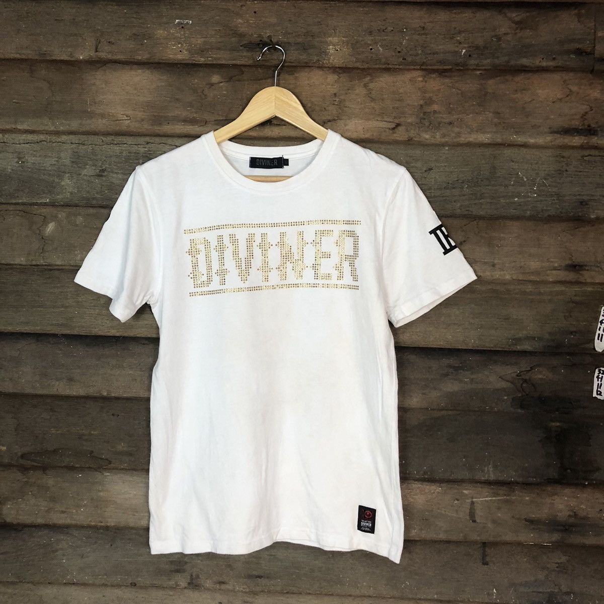 Japanese Brand Diviner big Skulls punk seditionaries White Tee #6838 Size US S / EU 44-46 / 1 - 6 Thumbnail