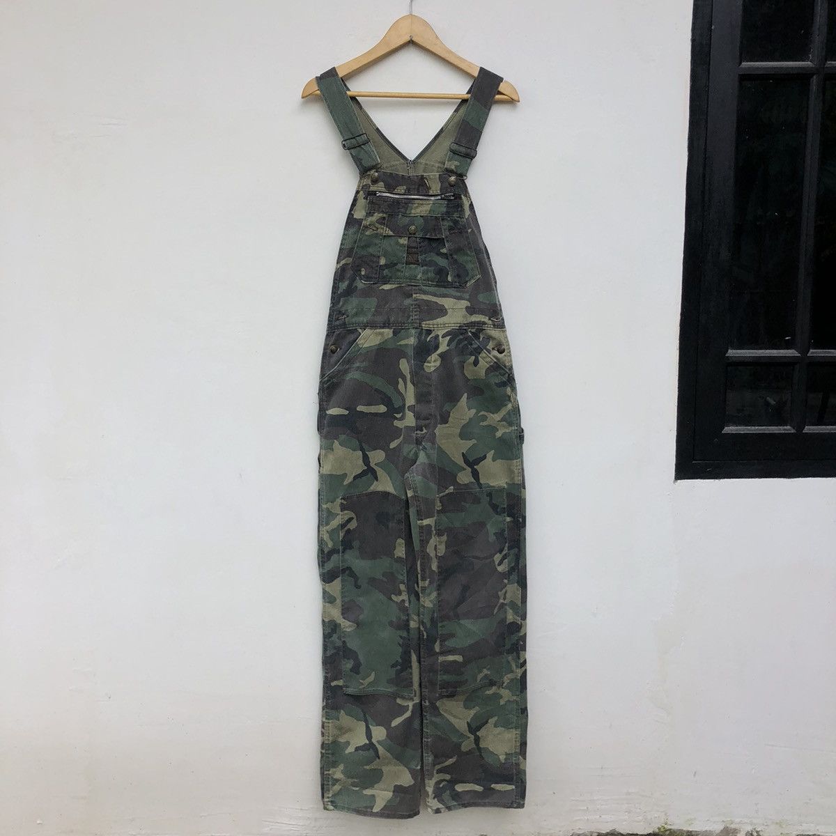 Liberty Vintage Double Knee Camo LIBERTY Overalls Size US 32 / EU 48 - 1 Thumbnail