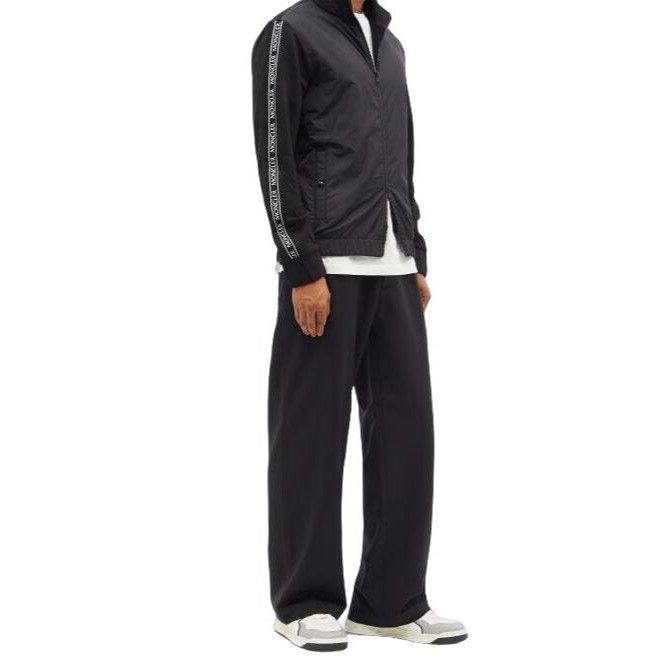 NEW Moncler Logo Tape Cotton Jersey Track Jacket