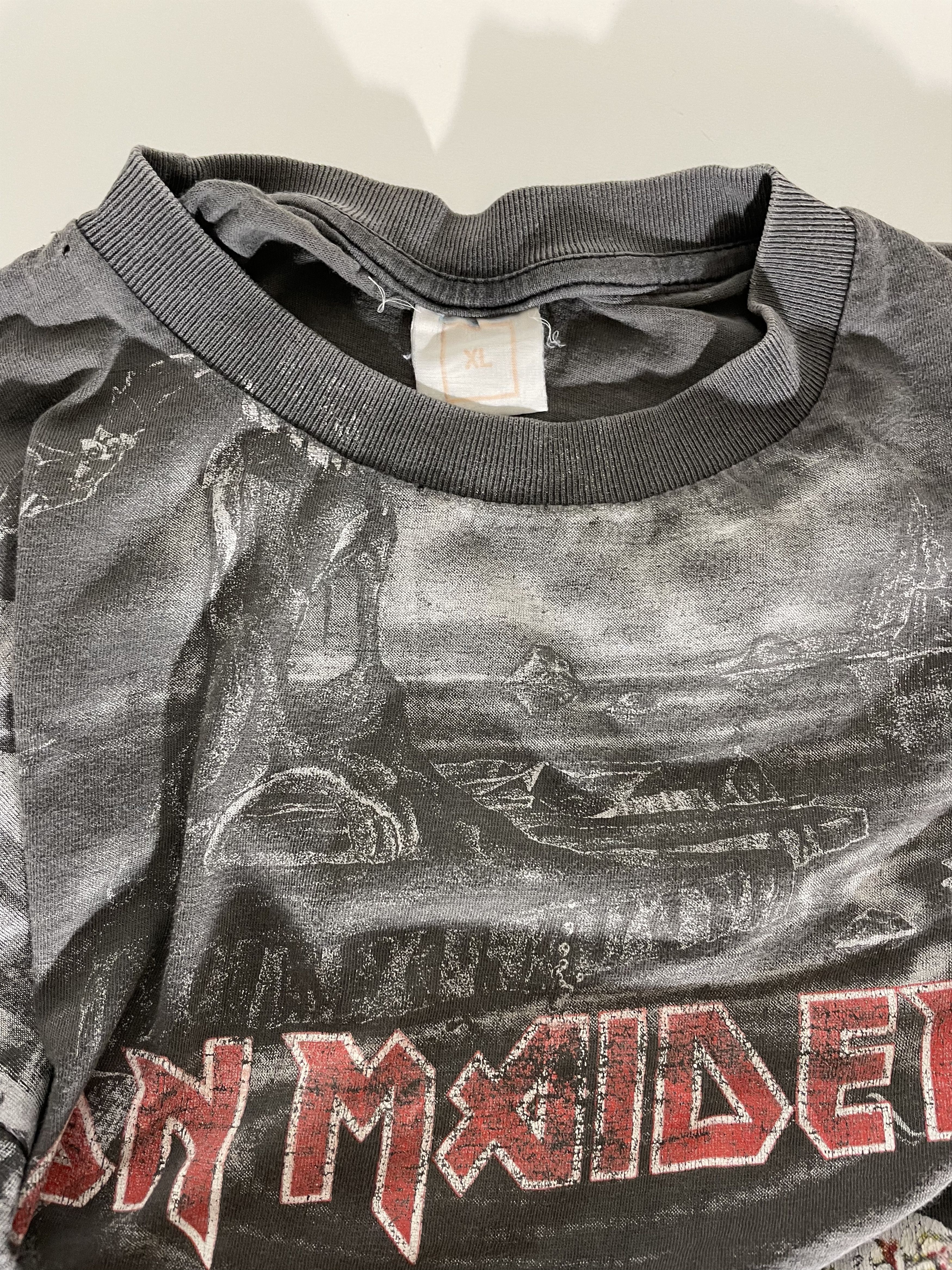 Band Tees Vintage 90s Iron Maiden From here to eternity Eddie tee Size US L / EU 52-54 / 3 - 2 Thumbnail