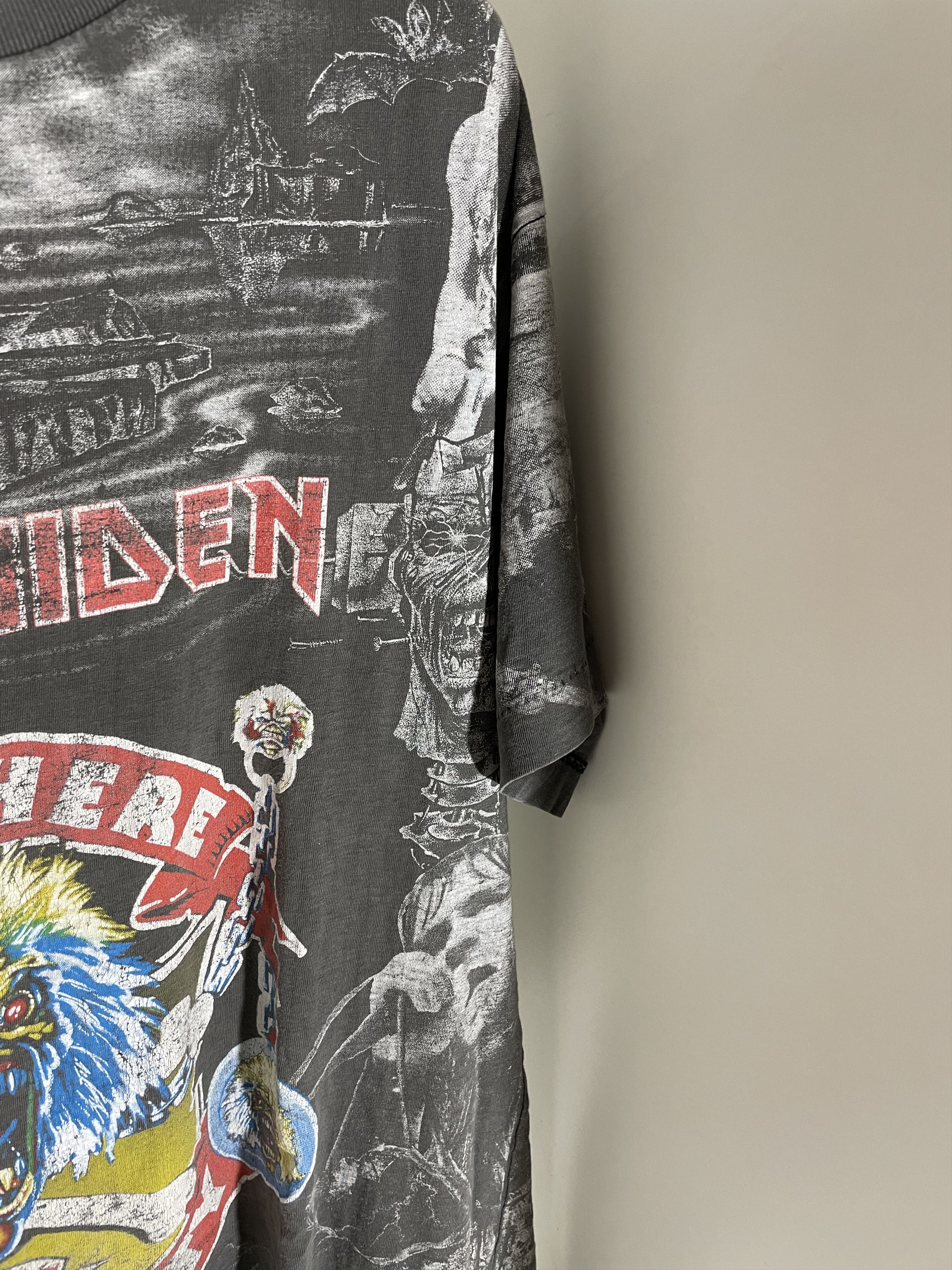 Band Tees Vintage 90s Iron Maiden From here to eternity Eddie tee Size US L / EU 52-54 / 3 - 5 Thumbnail