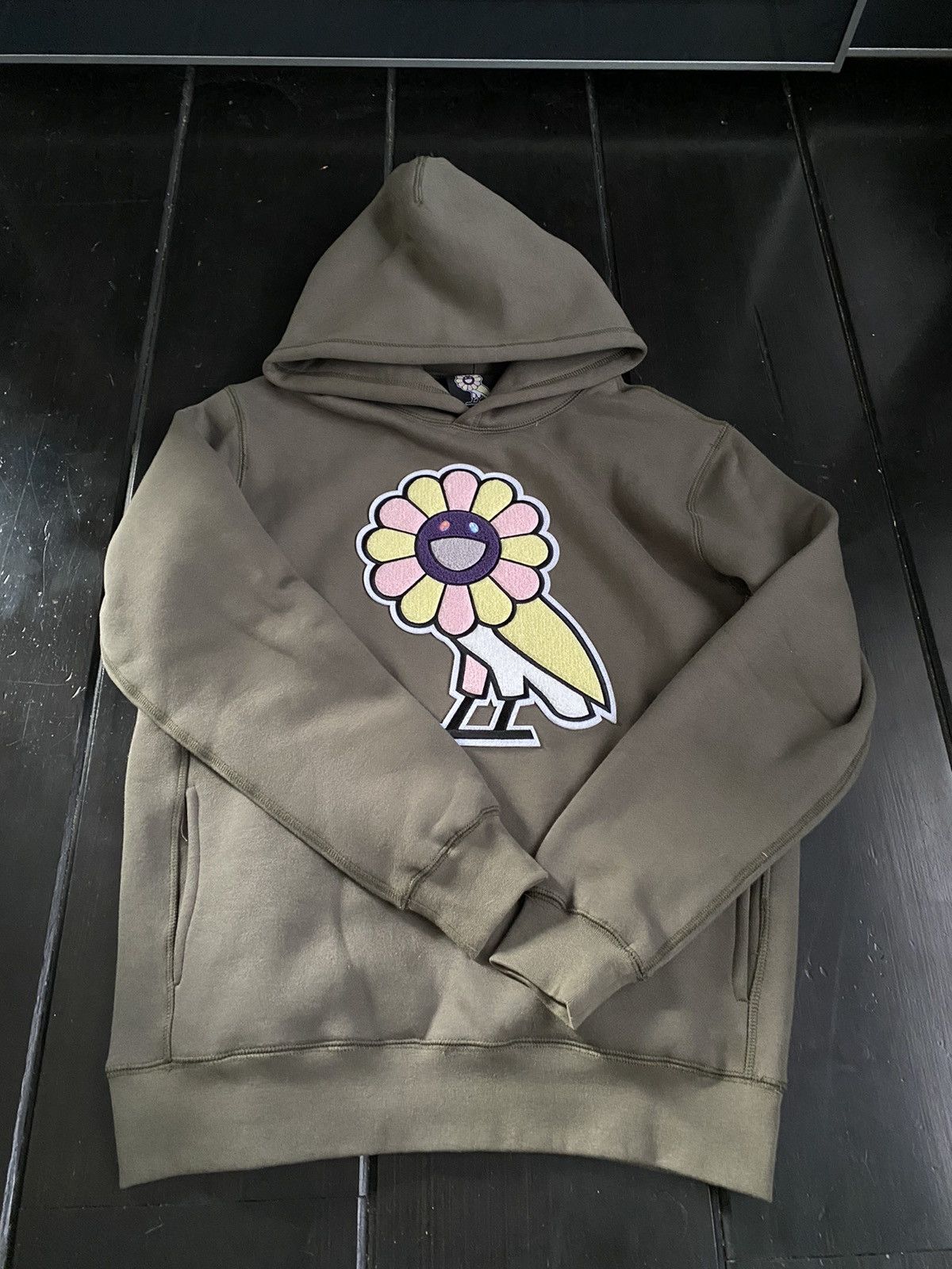 Veste OVO X Takashi Murakami Universitaire - Blanc Et Noir - Taille L - État Parfait