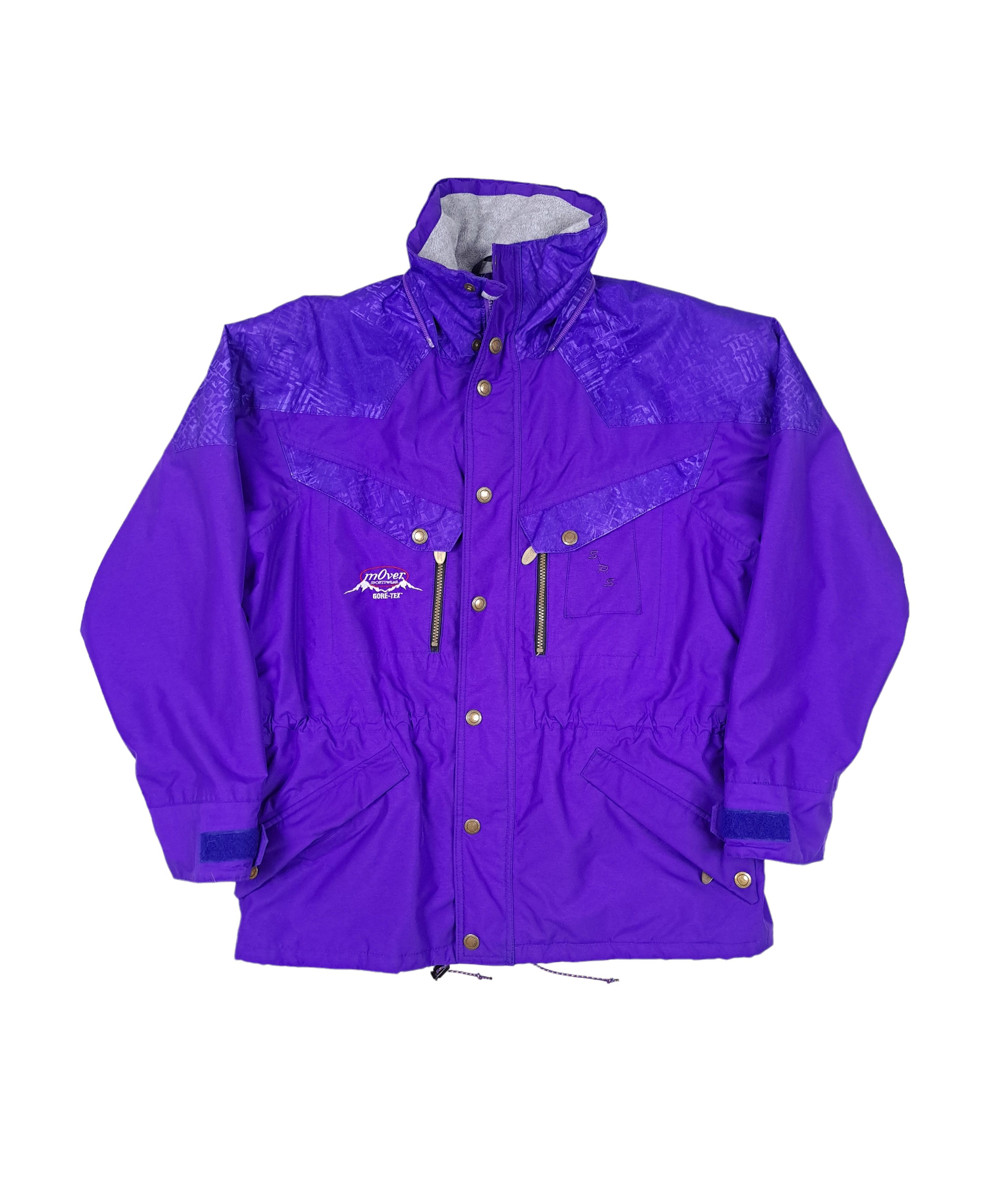 Vintage 90's Vintage Gortex Mover Technical Skiwear Purple Jacket Size US L / EU 52-54 / 3 - 1 Thumbnail