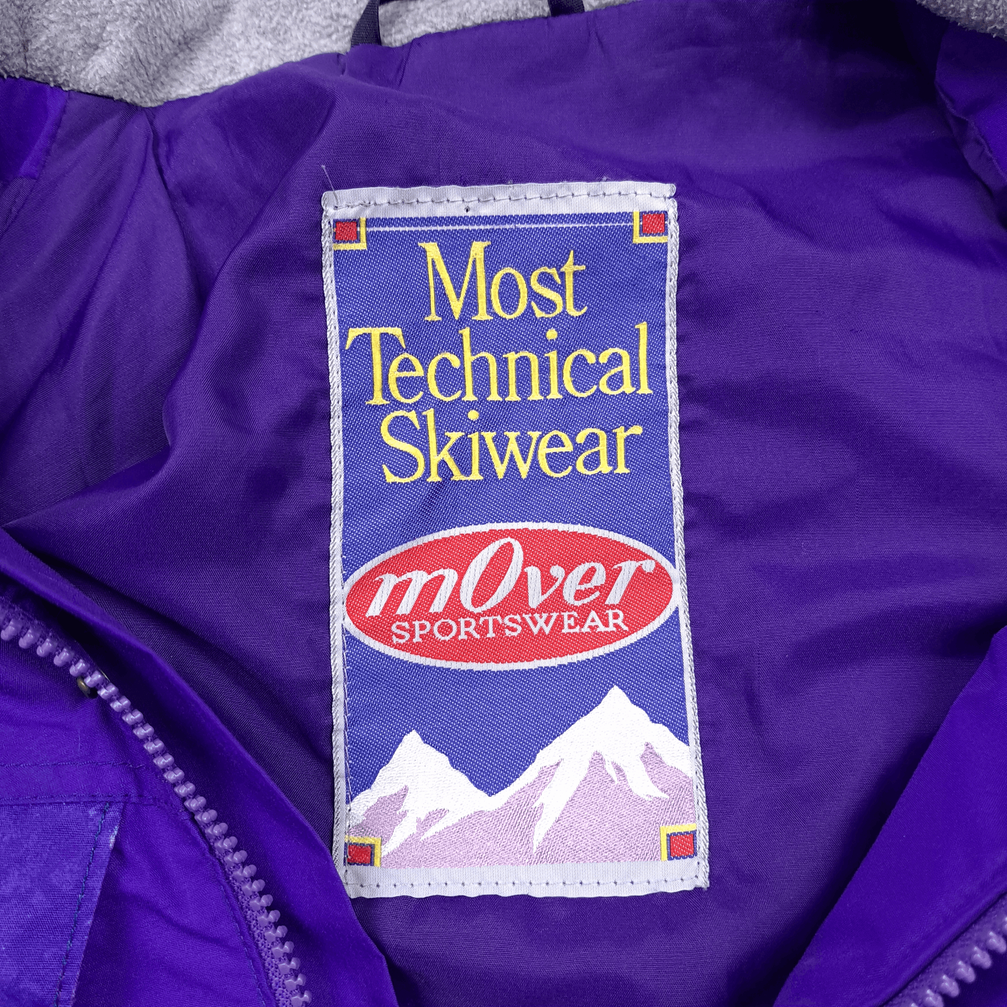 Vintage 90's Vintage Gortex Mover Technical Skiwear Purple Jacket Size US L / EU 52-54 / 3 - 4 Thumbnail