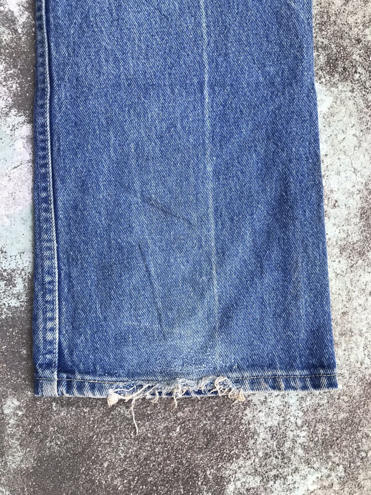 Le Grande Bleu (L.G.B.) × Lee × Vintage Vintage Lee Distressed Flare Jeans Made in USA Size US 34 / EU 50 - 7 Thumbnail