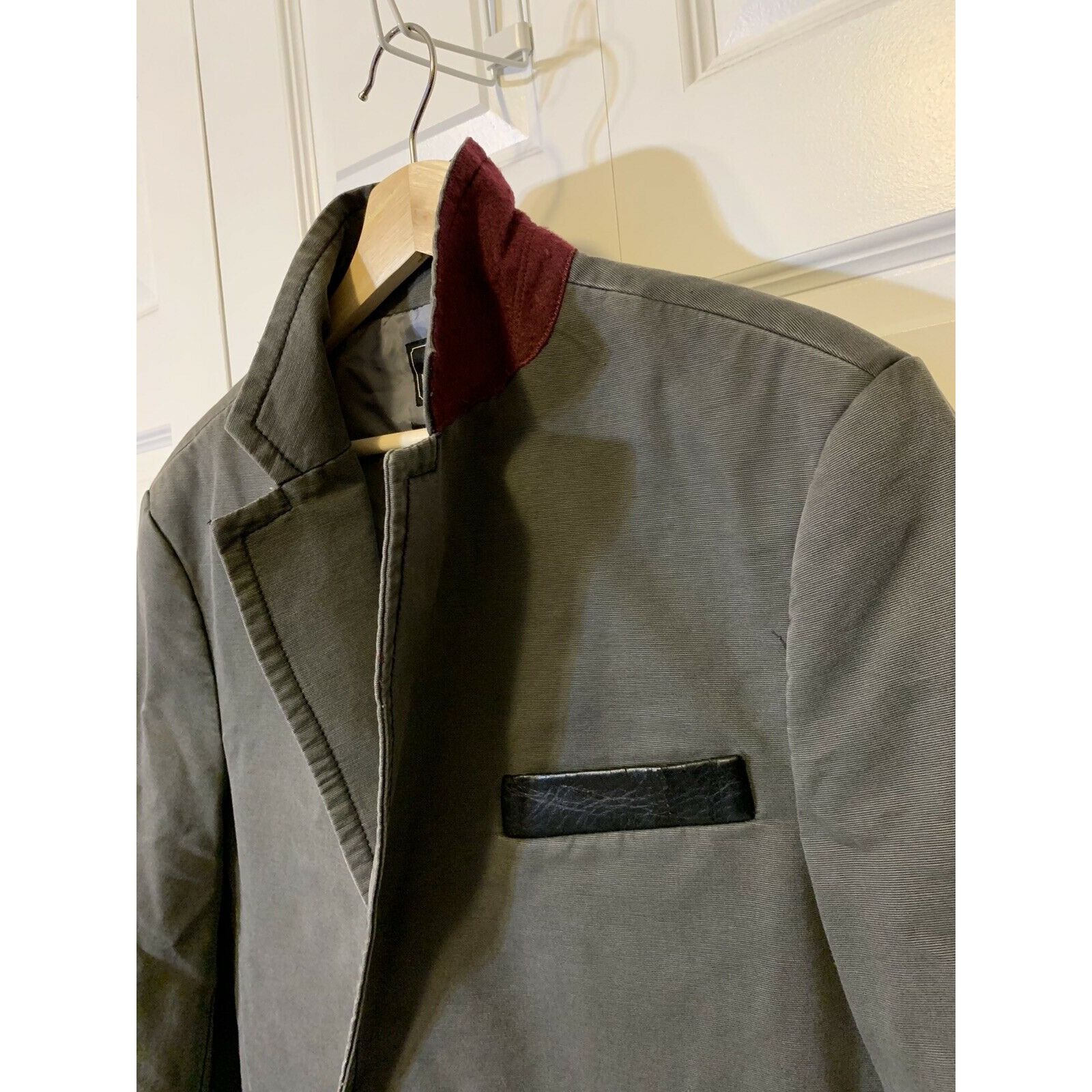 Marc Ecko Vtg Marc Ecko Cut & Sew Men's Sz L Jacket Coat Brawler Gray Size US L / EU 52-54 / 3 - 3 Thumbnail