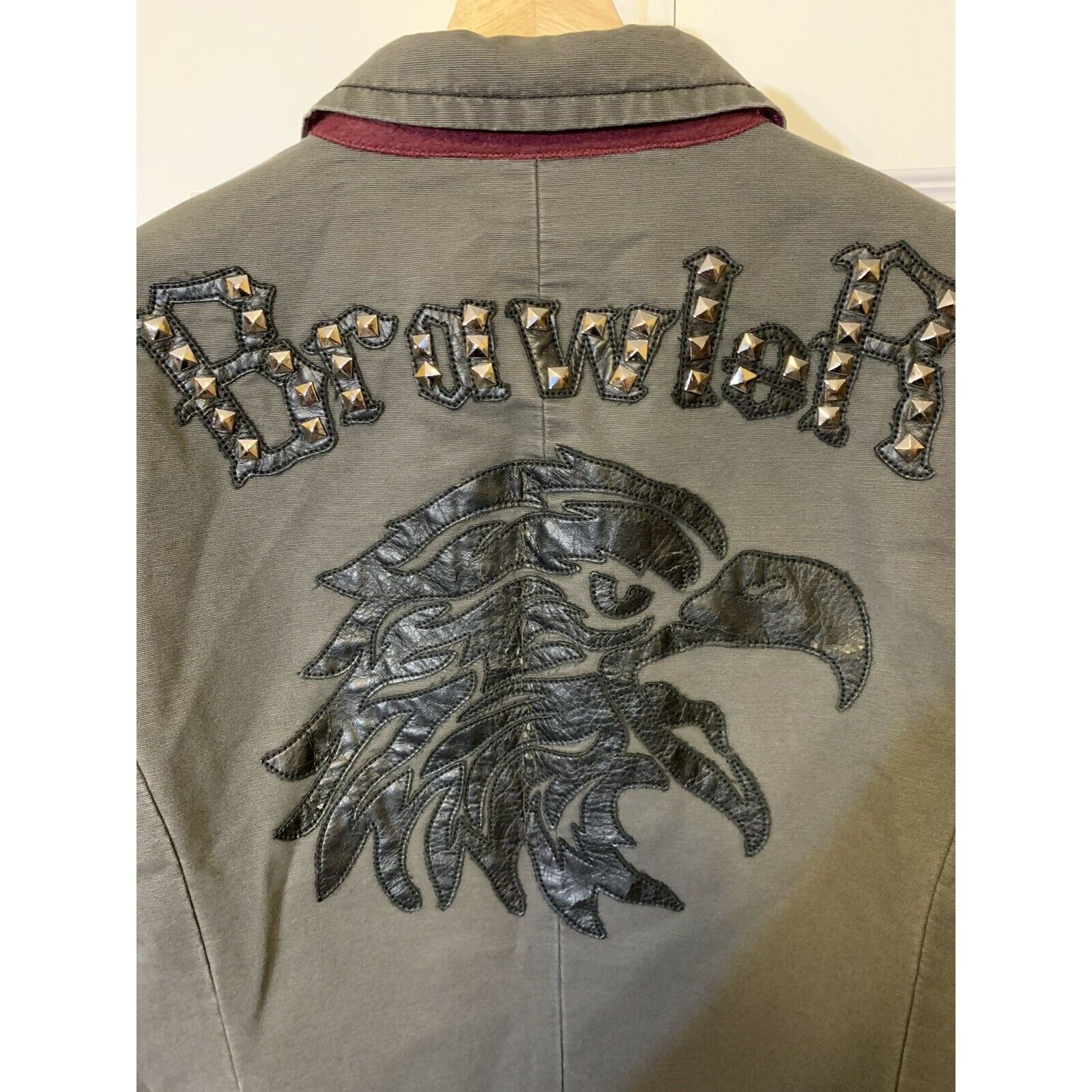 Marc Ecko Vtg Marc Ecko Cut & Sew Men's Sz L Jacket Coat Brawler Gray Size US L / EU 52-54 / 3 - 1 Thumbnail