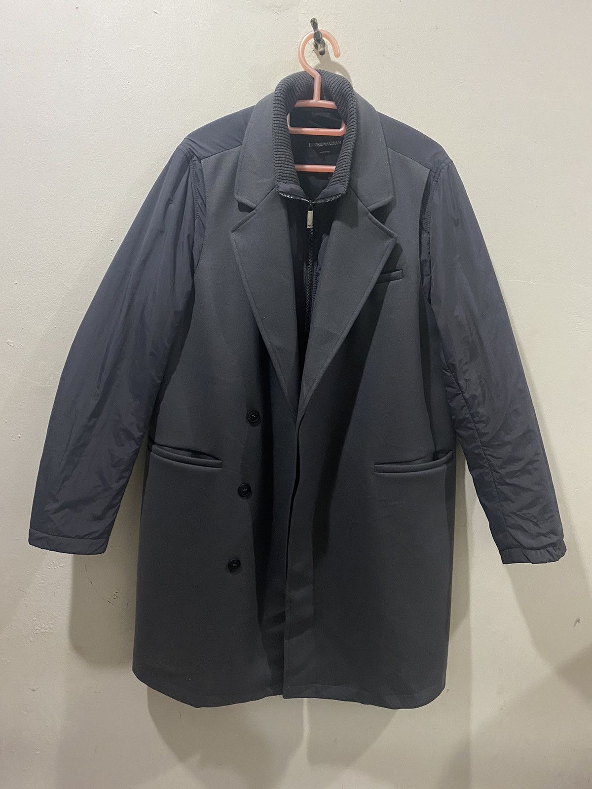 Emporio Armani Emporio Armani Unique Puffer+Coat Ordine Stargionale Size US L / EU 52-54 / 3 - 3 Thumbnail