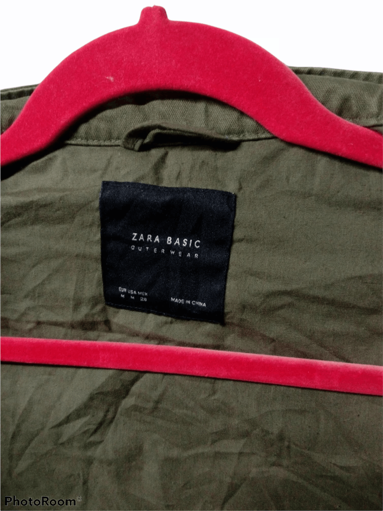 Third & Army Zara Parka Jacket Olive Green Army Embroidered Floral Size US M / EU 48-50 / 2 - 6 Thumbnail