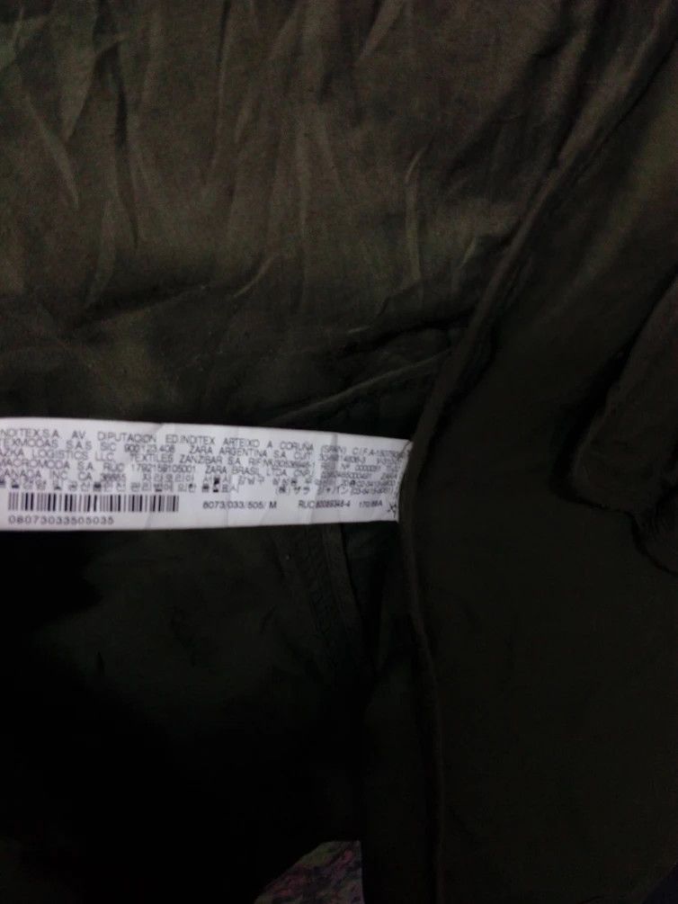 Third & Army Zara Parka Jacket Olive Green Army Embroidered Floral Size US M / EU 48-50 / 2 - 7 Thumbnail