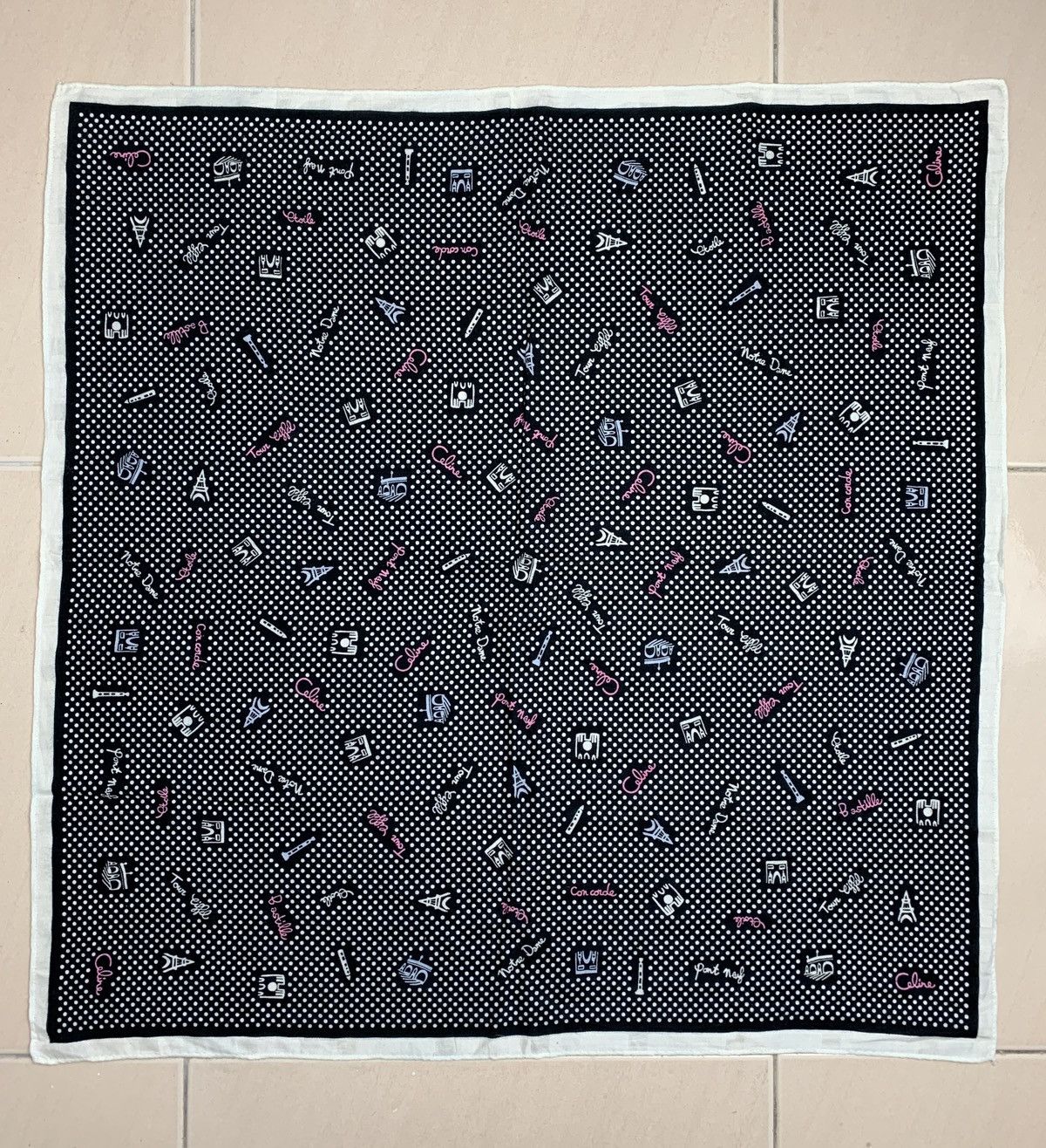 Celine Celine Handkerchief Pocketsquares Size ONE SIZE - 3 Thumbnail