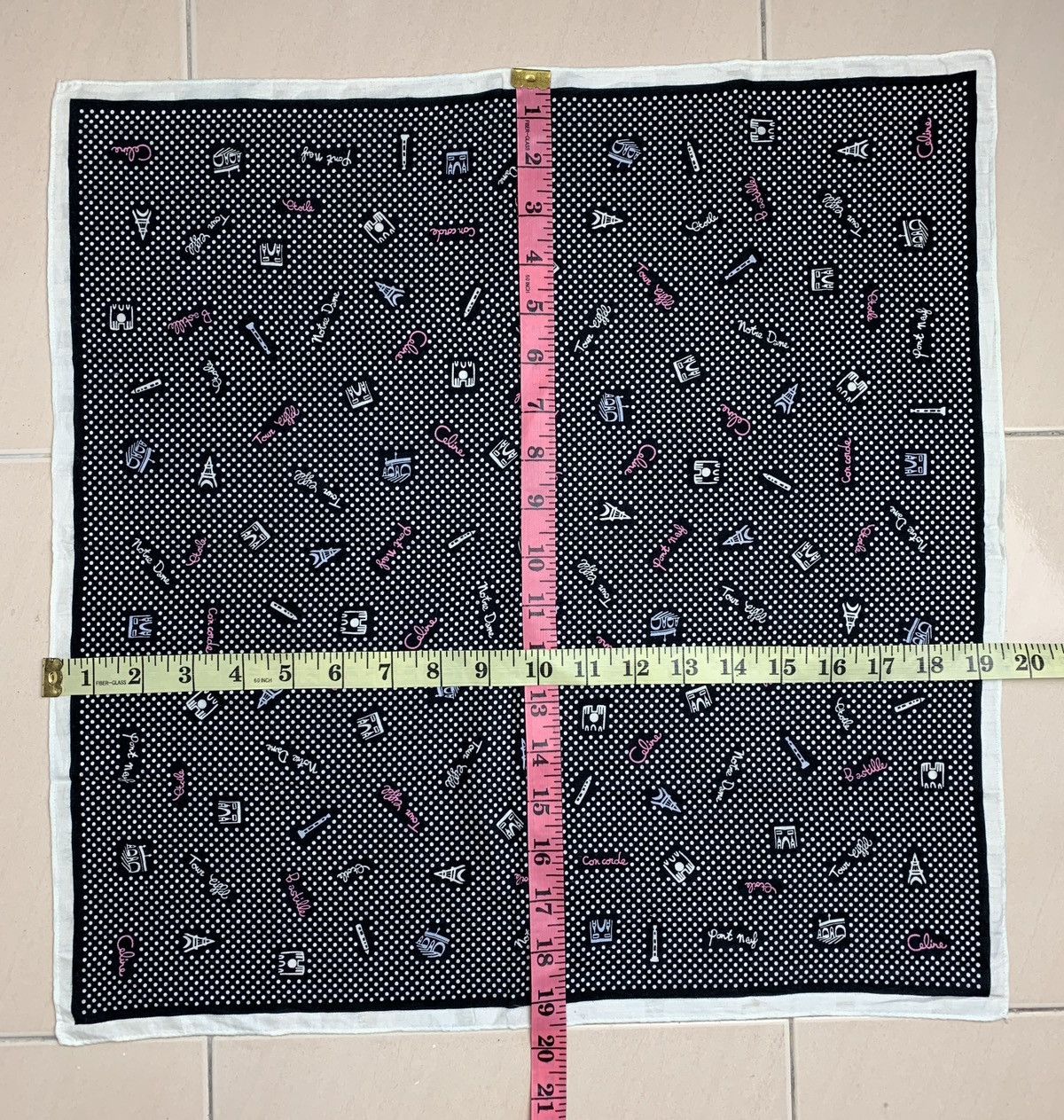 Celine Celine Handkerchief Pocketsquares Size ONE SIZE - 8 Thumbnail