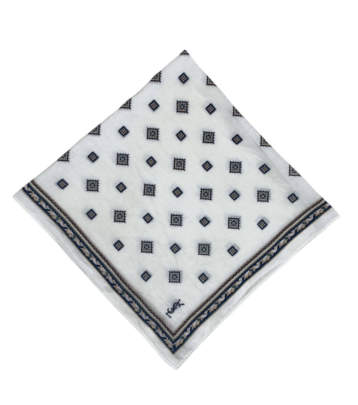 Designer YSL Handkerchief Pocketsquares Size ONE SIZE - 1 Thumbnail