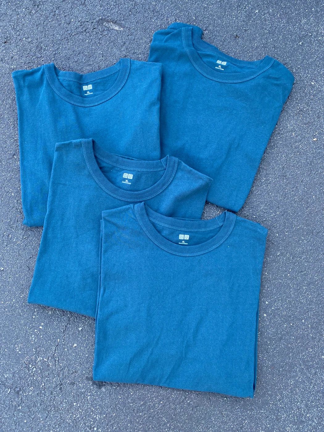 Uniqlo U Tee Pack (4 dark blue)