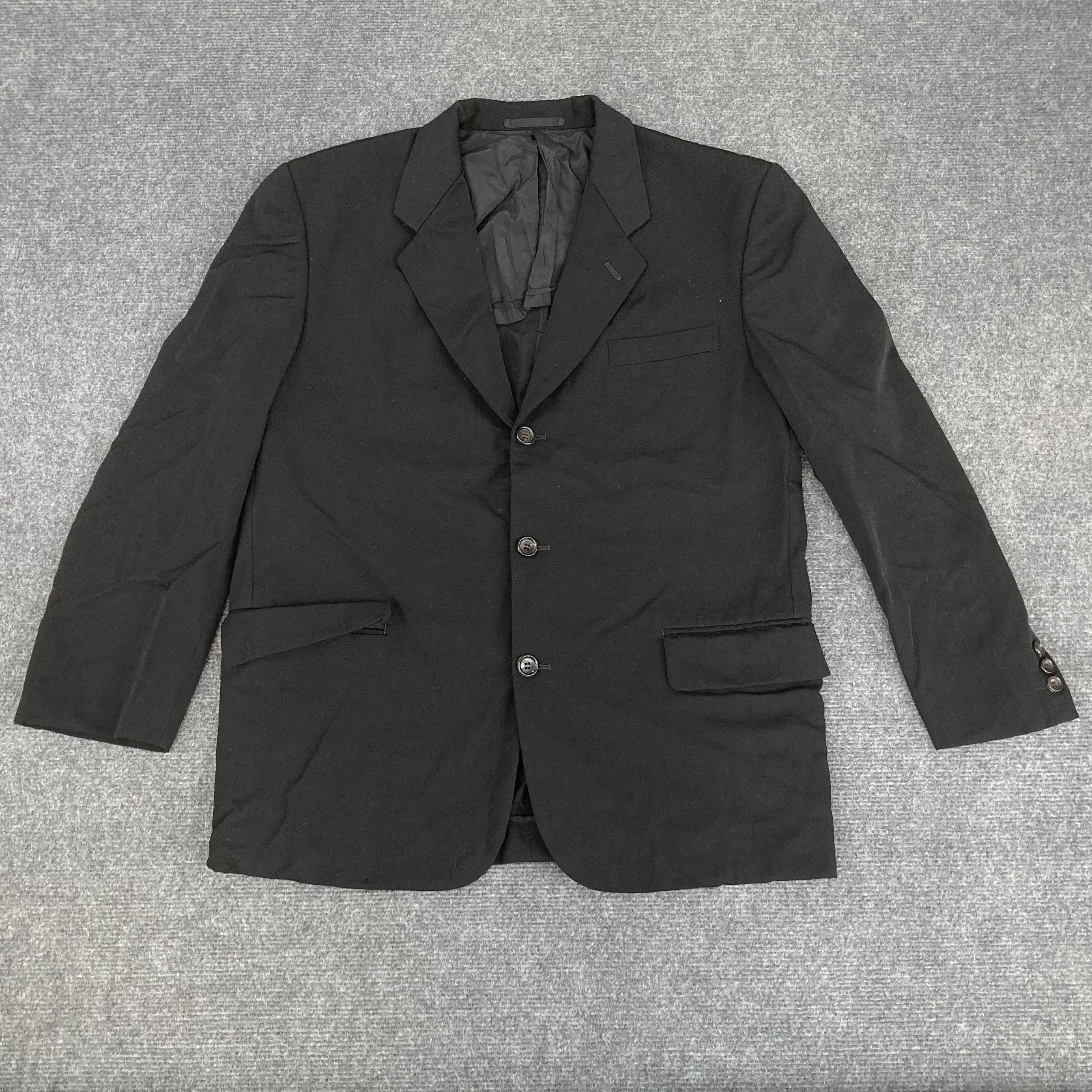 Comme des Garcons × Japanese Brand Vtg Comme Des Garcons Home Long Sleeve Mens Coat Blazer Size US S / EU 44-46 / 1 - 1 Thumbnail