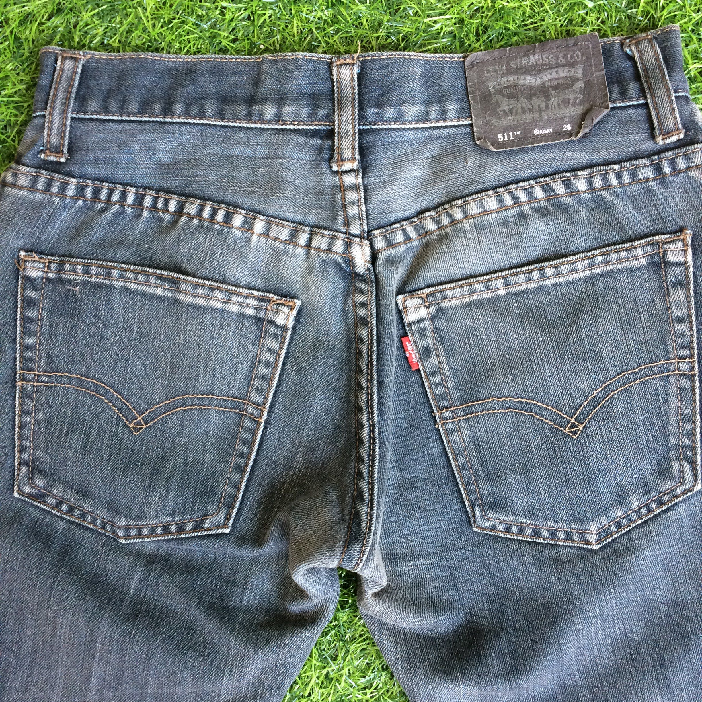 Levi's Vintage Distressed Levi's 511 Cropped Jeans #B-131 Size 28" / US 6 / IT 42 - 7 Thumbnail