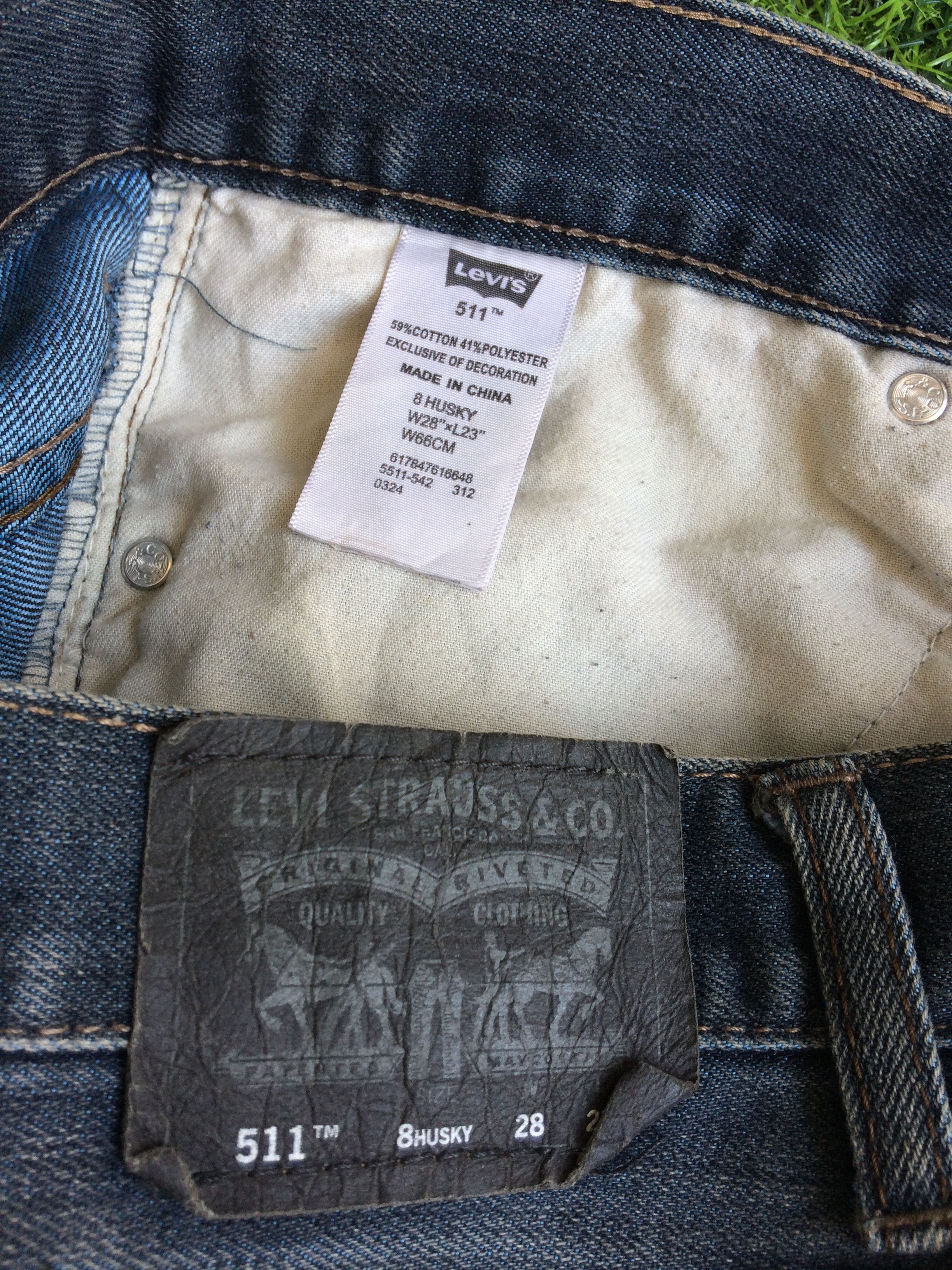 Levi's Vintage Distressed Levi's 511 Cropped Jeans #B-131 Size 28" / US 6 / IT 42 - 10 Thumbnail