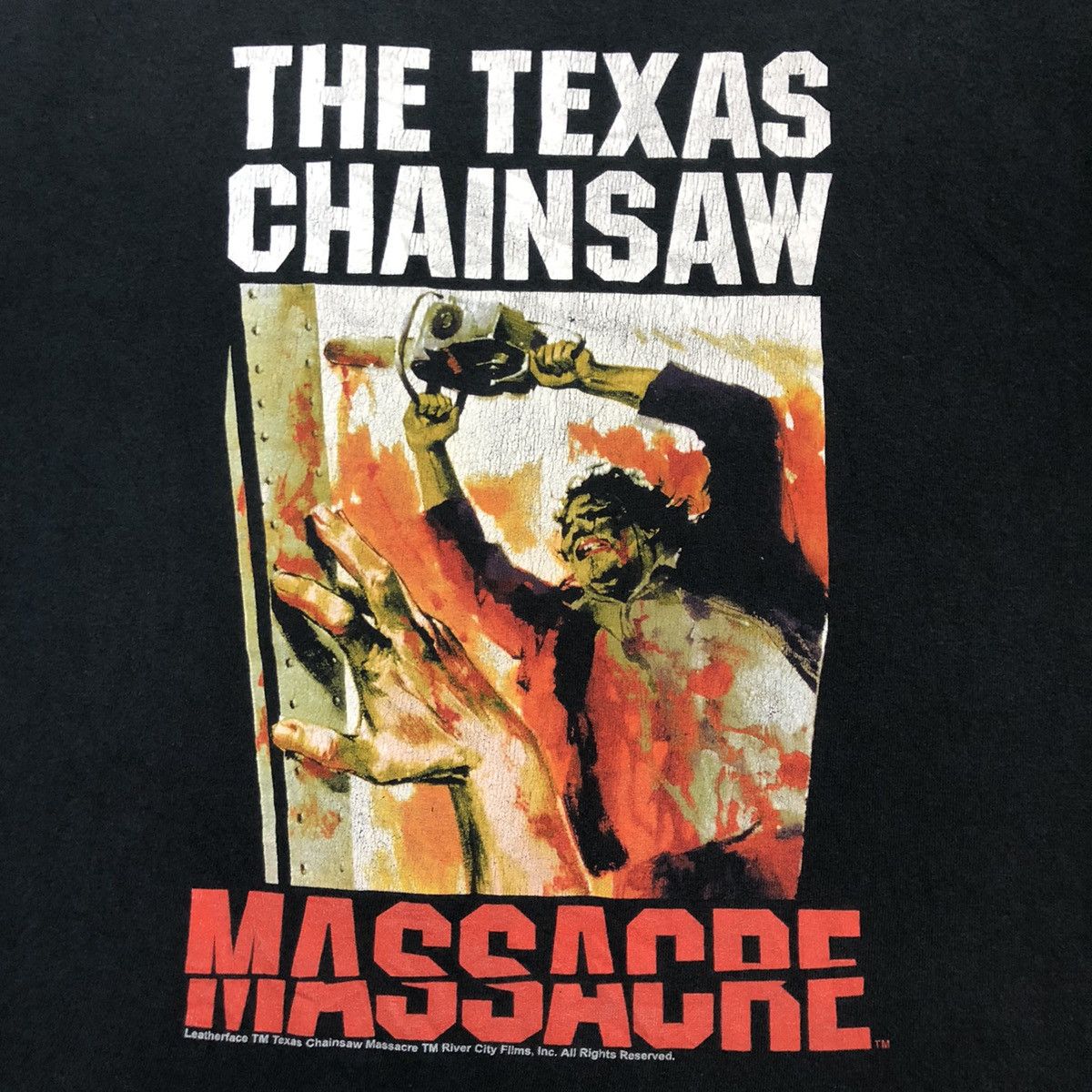 Vintage The Texas Chainsaw Massacre Leatherface Horror Movie Shirt Size US M / EU 48-50 / 2 - 5 Thumbnail